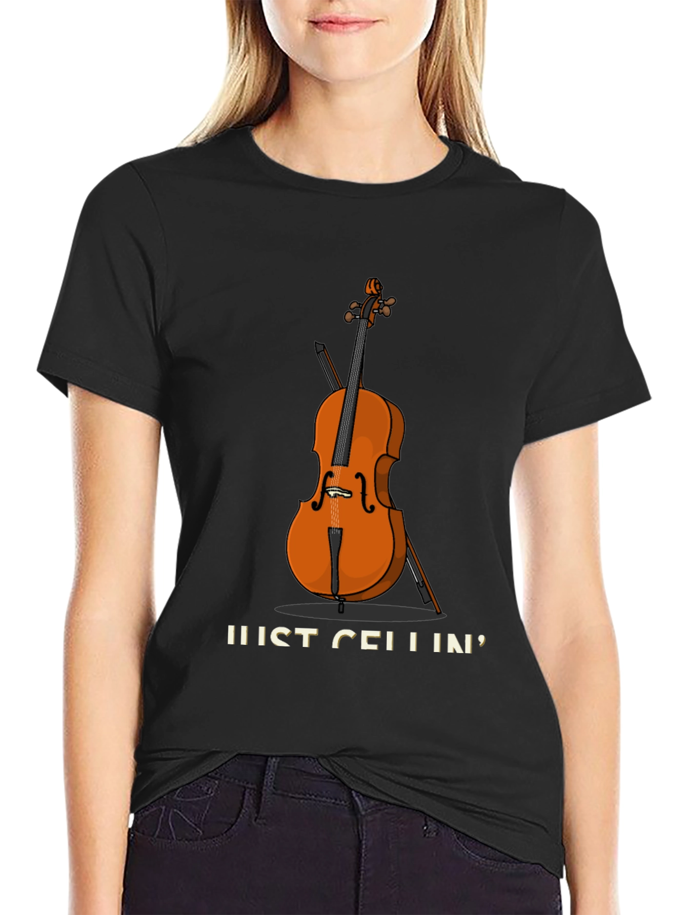 Just Cellin T-Shirt | Music Lover Gift
