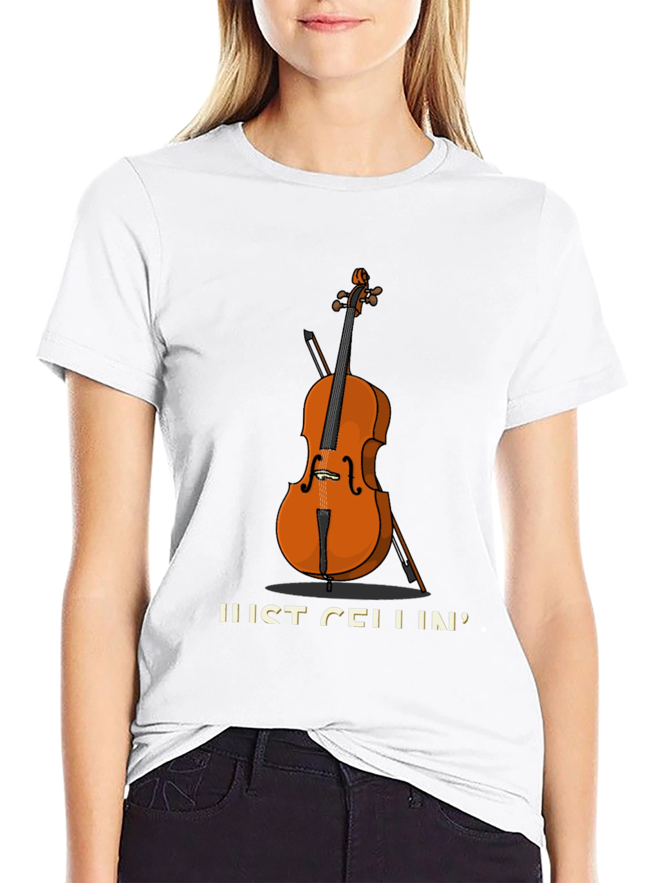 Just Cellin T-Shirt | Music Lover Gift