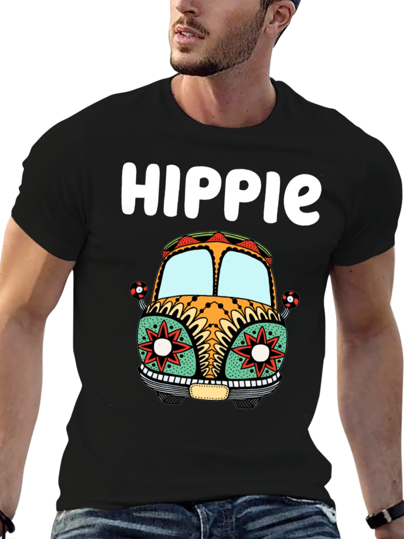 Hippie Van T-Shirt: Retro Road Trip Style