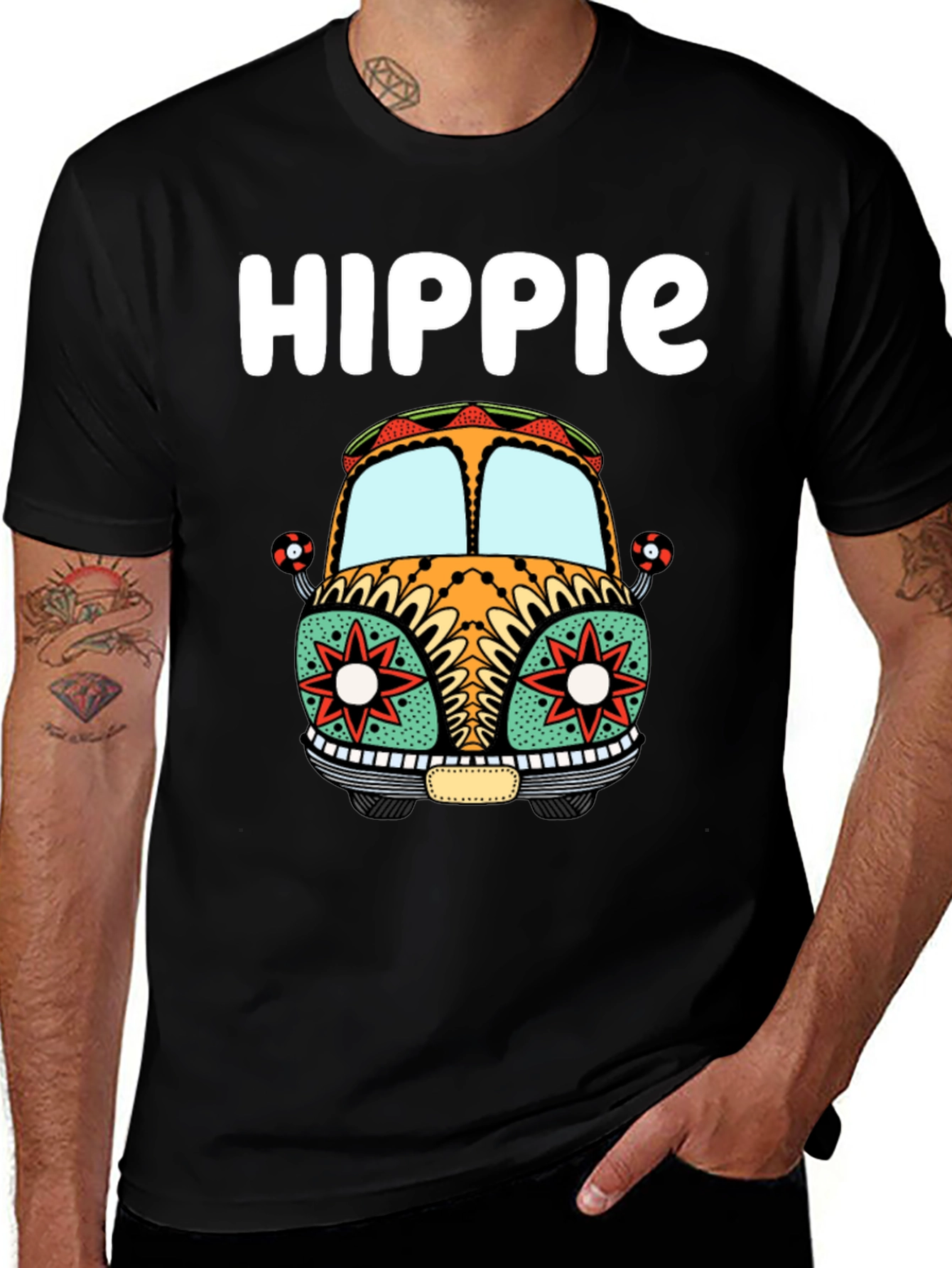 Hippie Van T-Shirt: Retro Road Trip Style