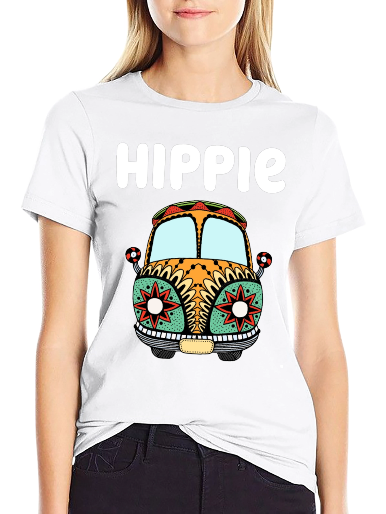 Hippie Van T-Shirt: Retro Road Trip Style