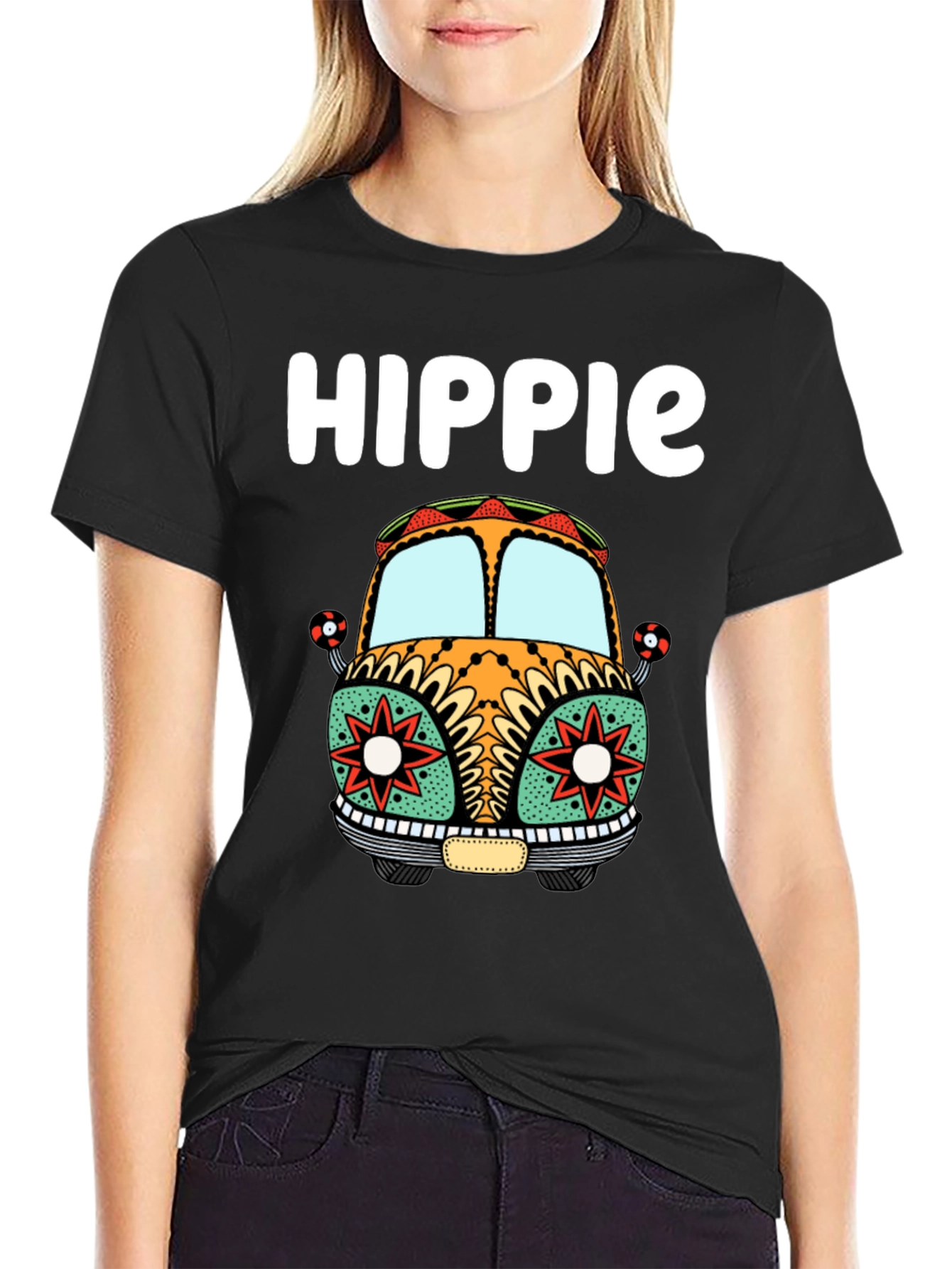 Hippie Van T-Shirt: Retro Road Trip Style