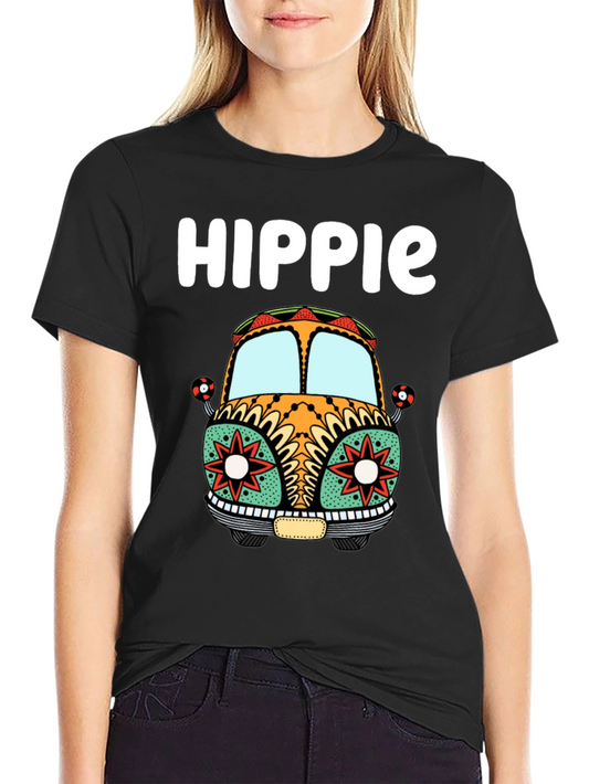 Hippie Van T-Shirt: Retro Road Trip Style