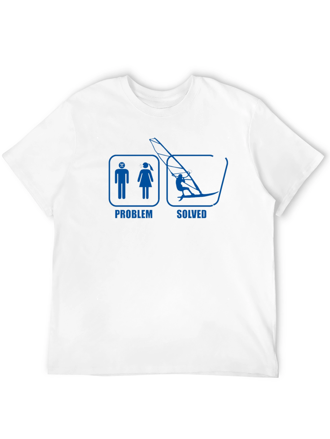 Windsurfing Problem Solved Graphic Tee