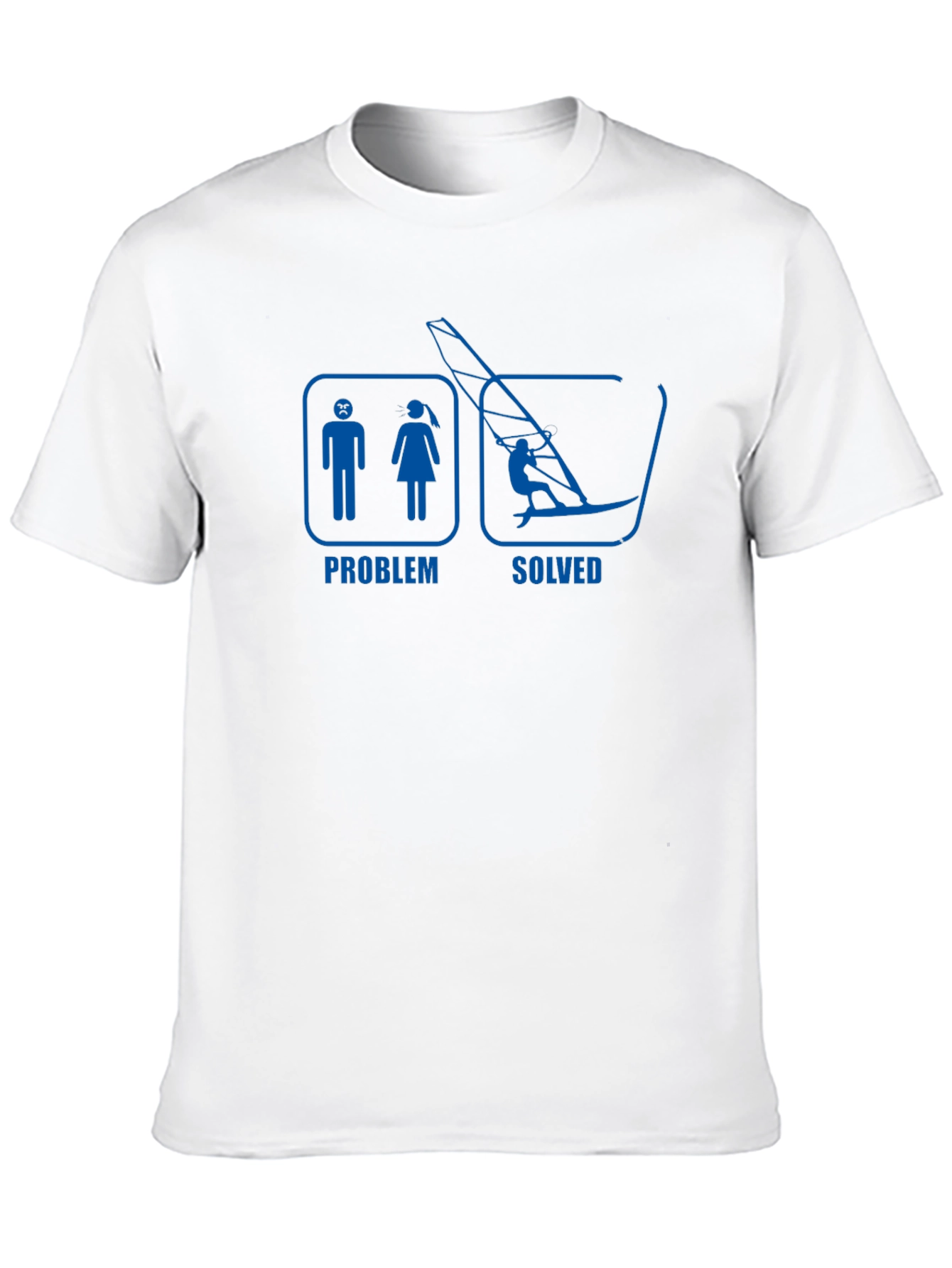 Windsurfing Problem Solved Graphic Tee