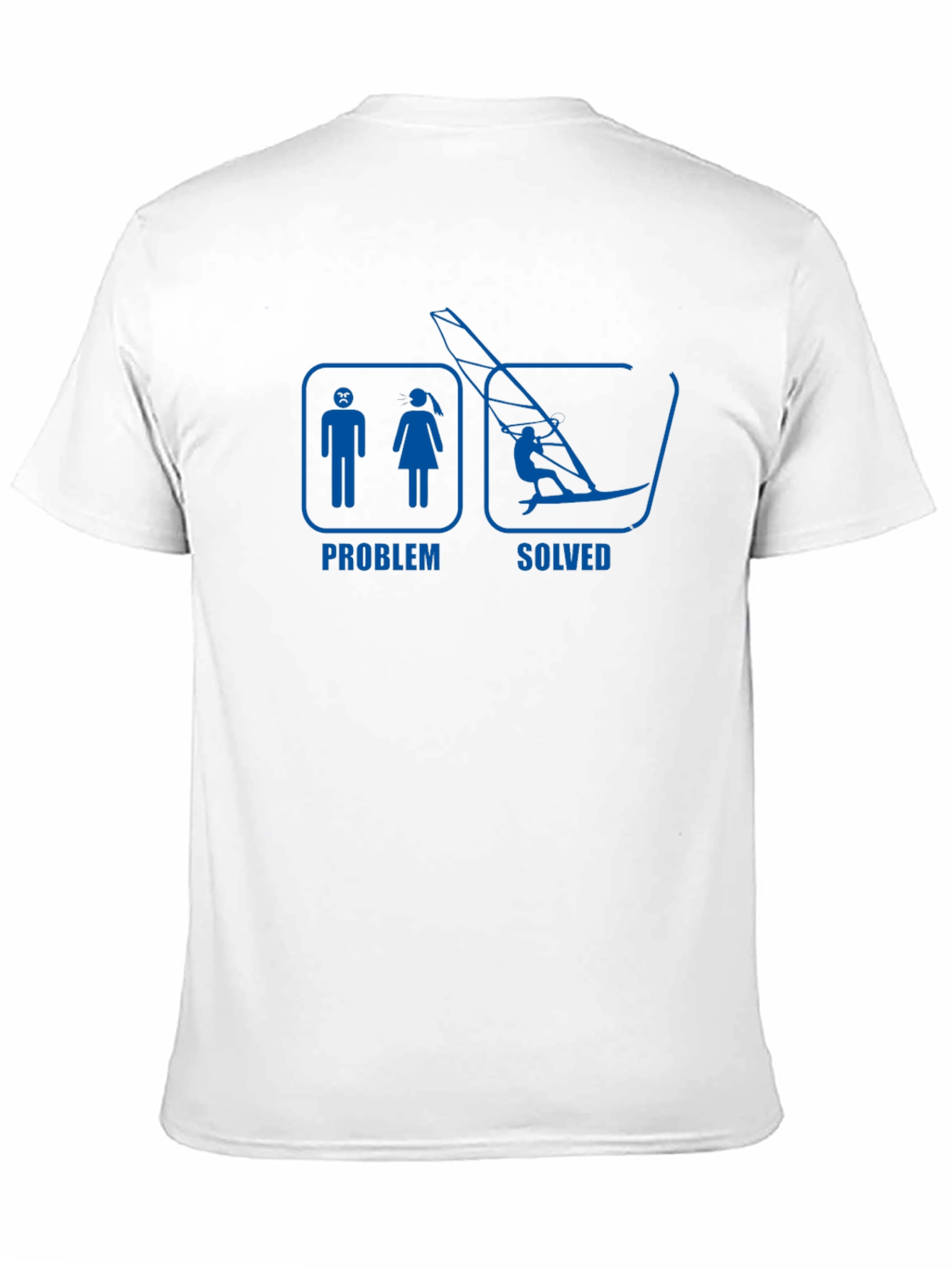 Windsurfing Problem Solved Graphic Tee
