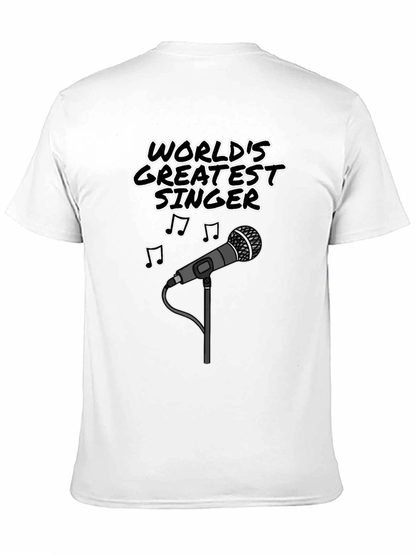 Worlds Greatest Singer T-Shirt - Music Lover Tee