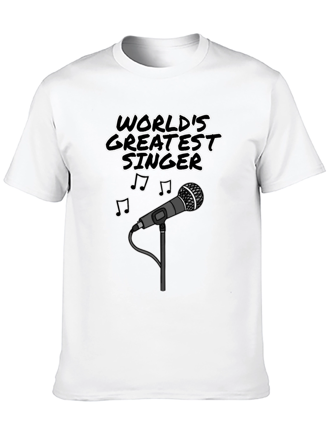 Worlds Greatest Singer T-Shirt - Music Lover Tee