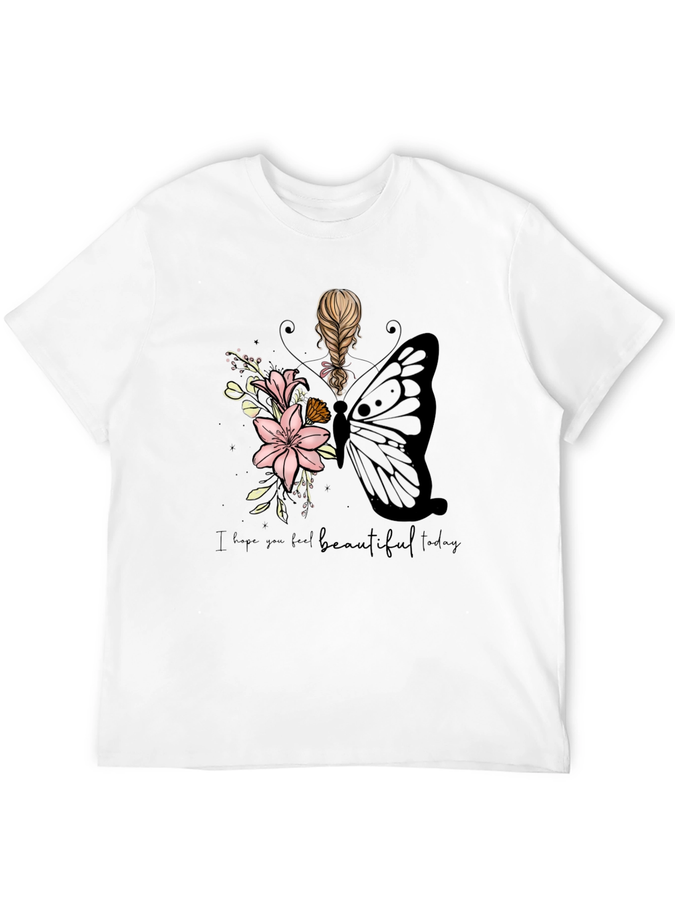 Beautiful Today Black Graphic T-Shirt
