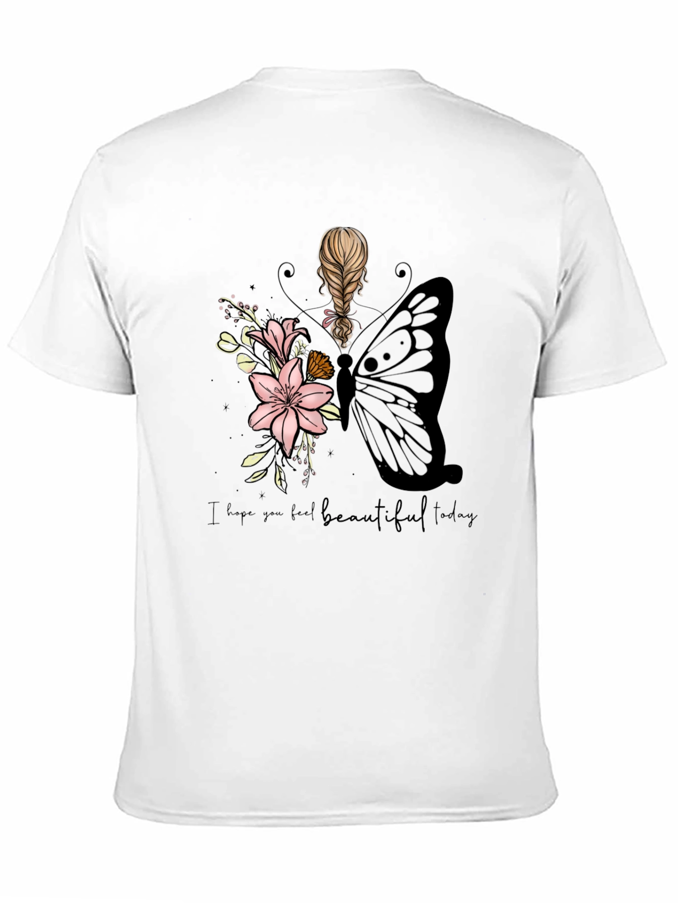 Beautiful Today Black Graphic T-Shirt