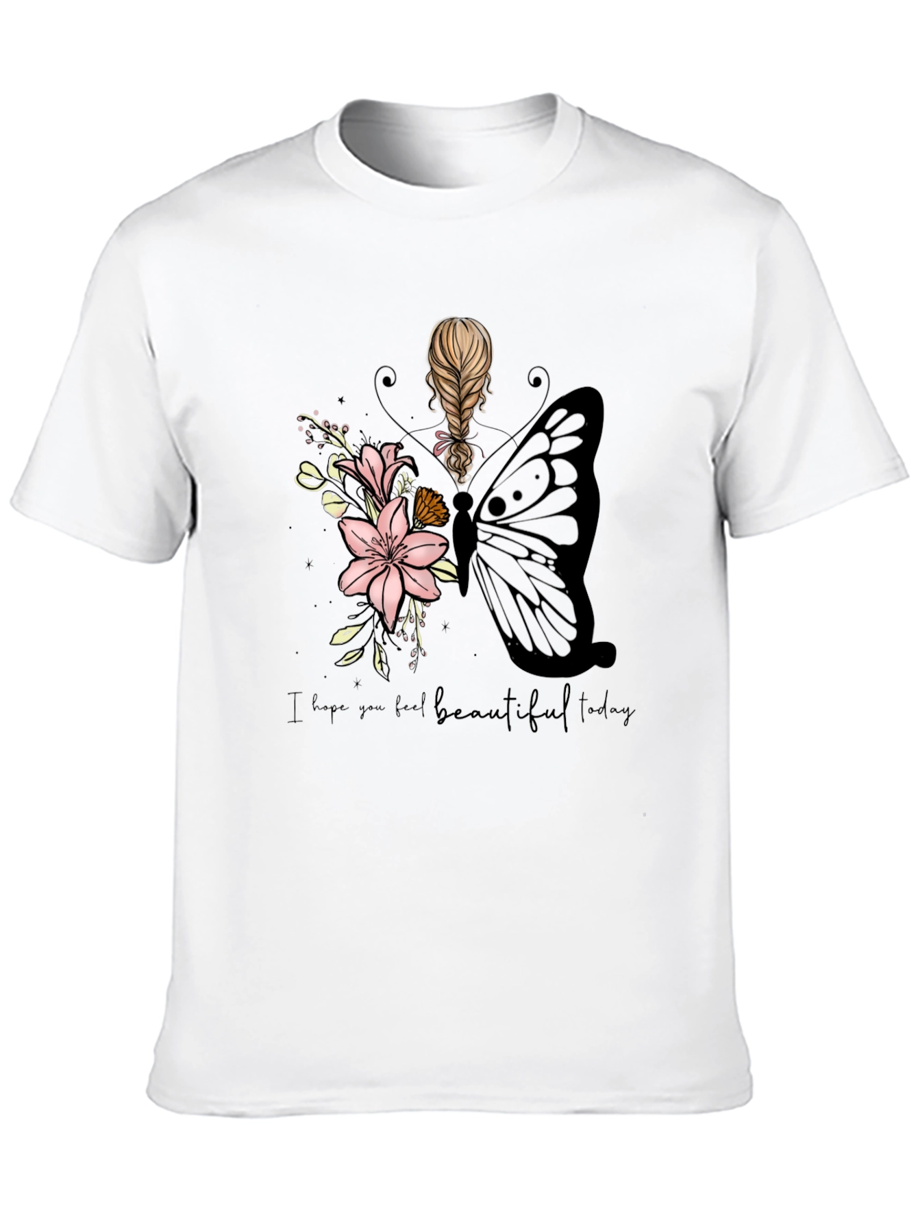 Beautiful Today Black Graphic T-Shirt