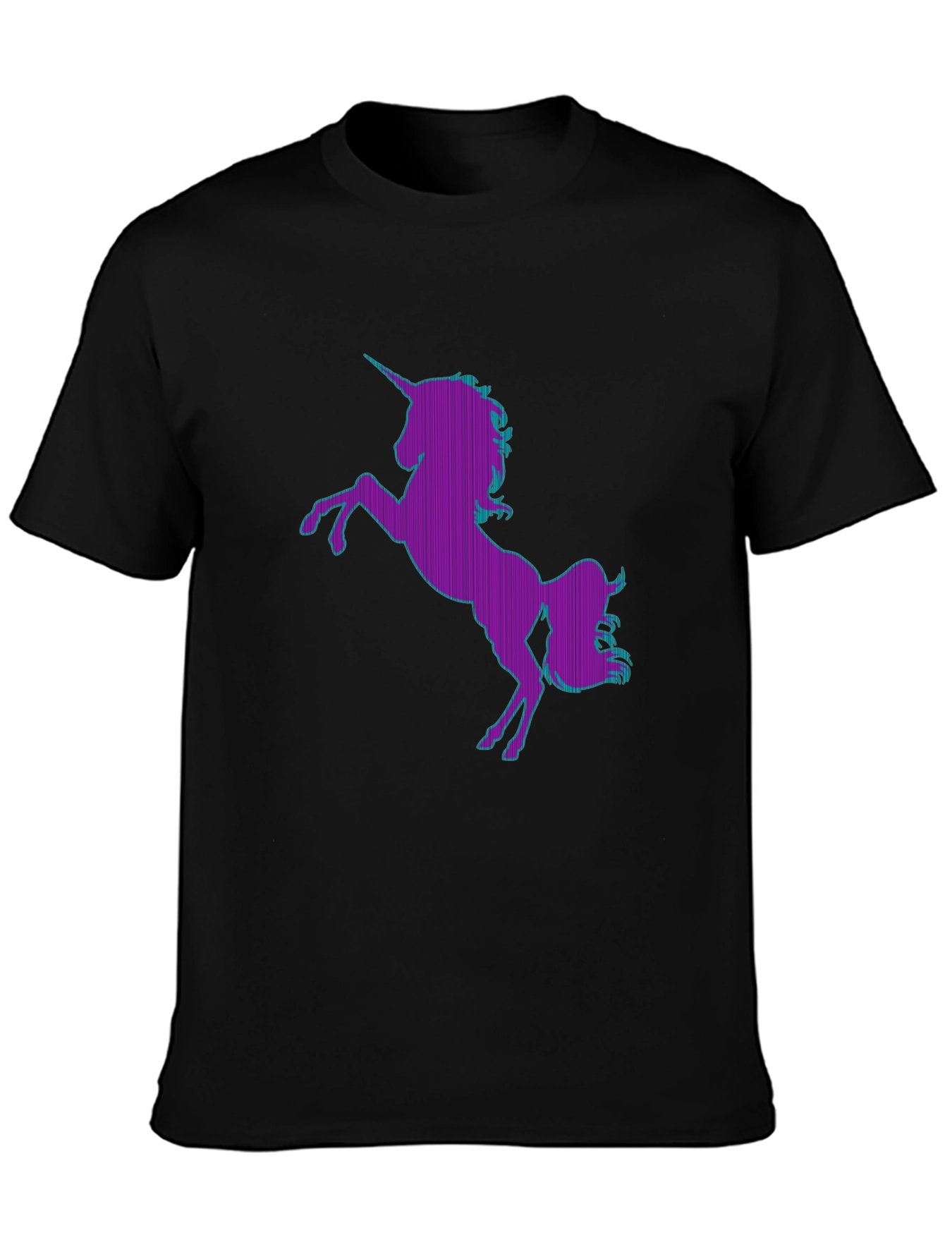 Unicorn Graphic T-Shirt - Black