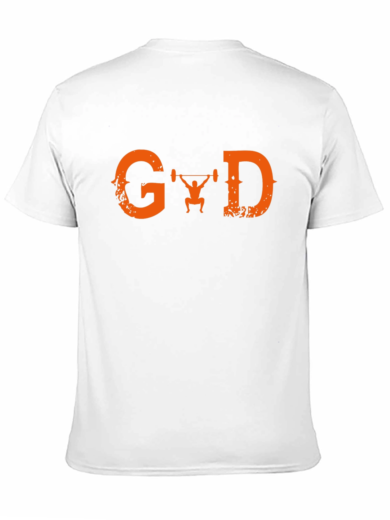 Graphic T-Shirt - Orange G Lifting D Design