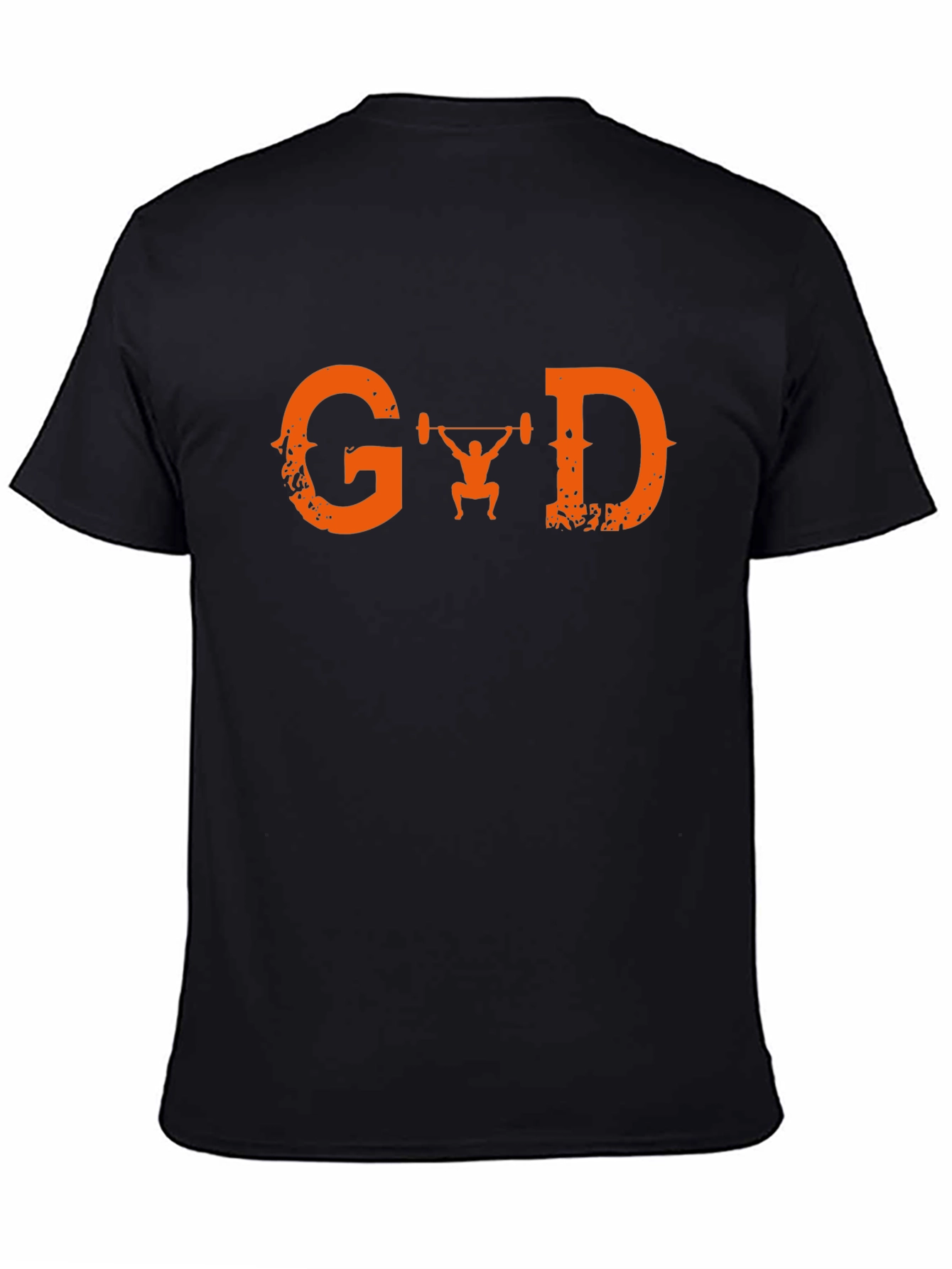 Graphic T-Shirt - Orange G Lifting D Design