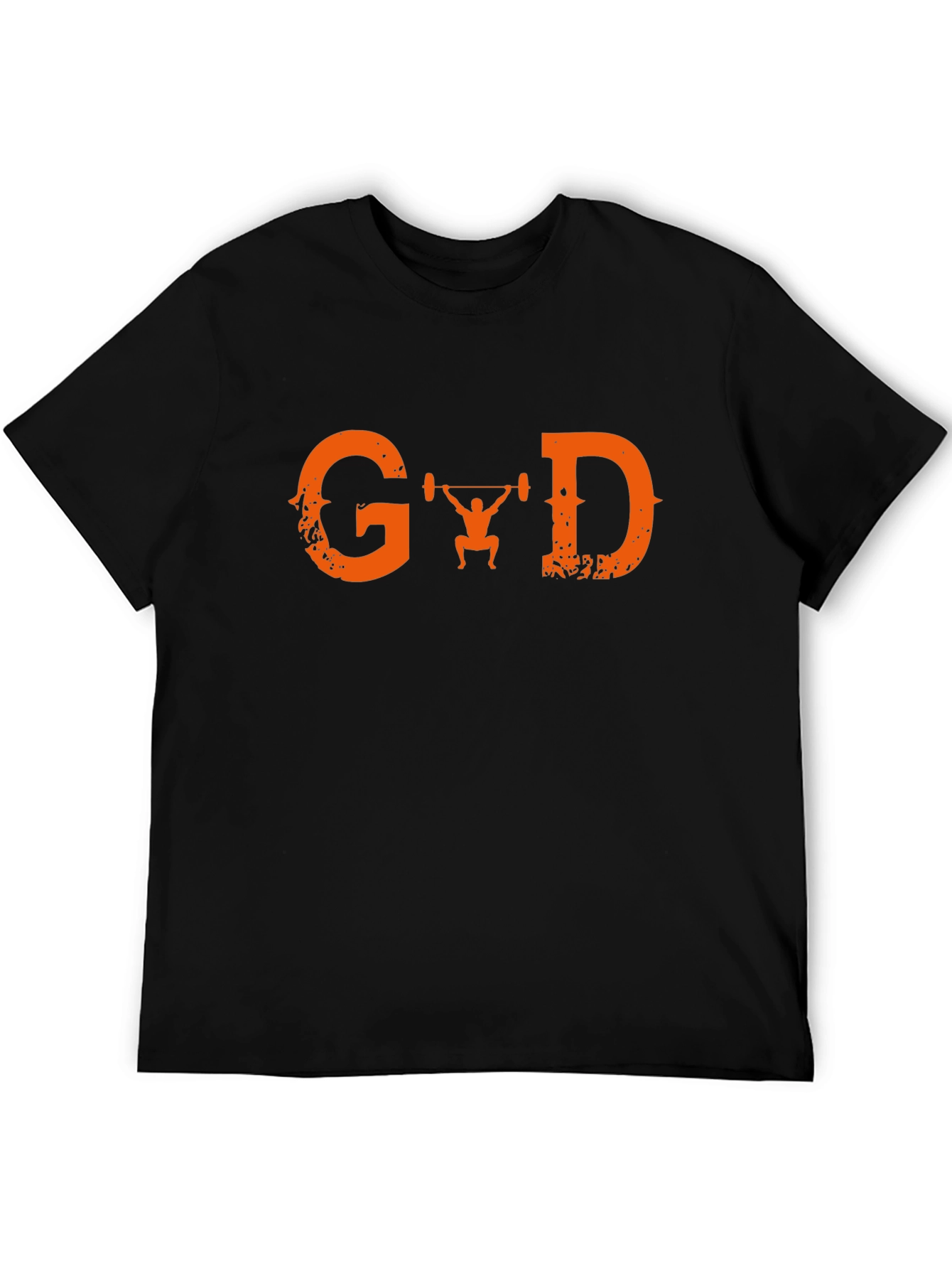 Graphic T-Shirt - Orange G Lifting D Design
