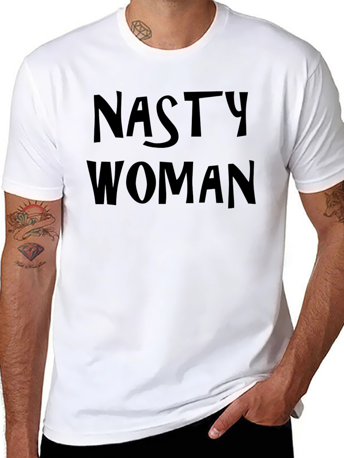 Nasty Woman Graphic T-Shirt - Empowering Statement Tee