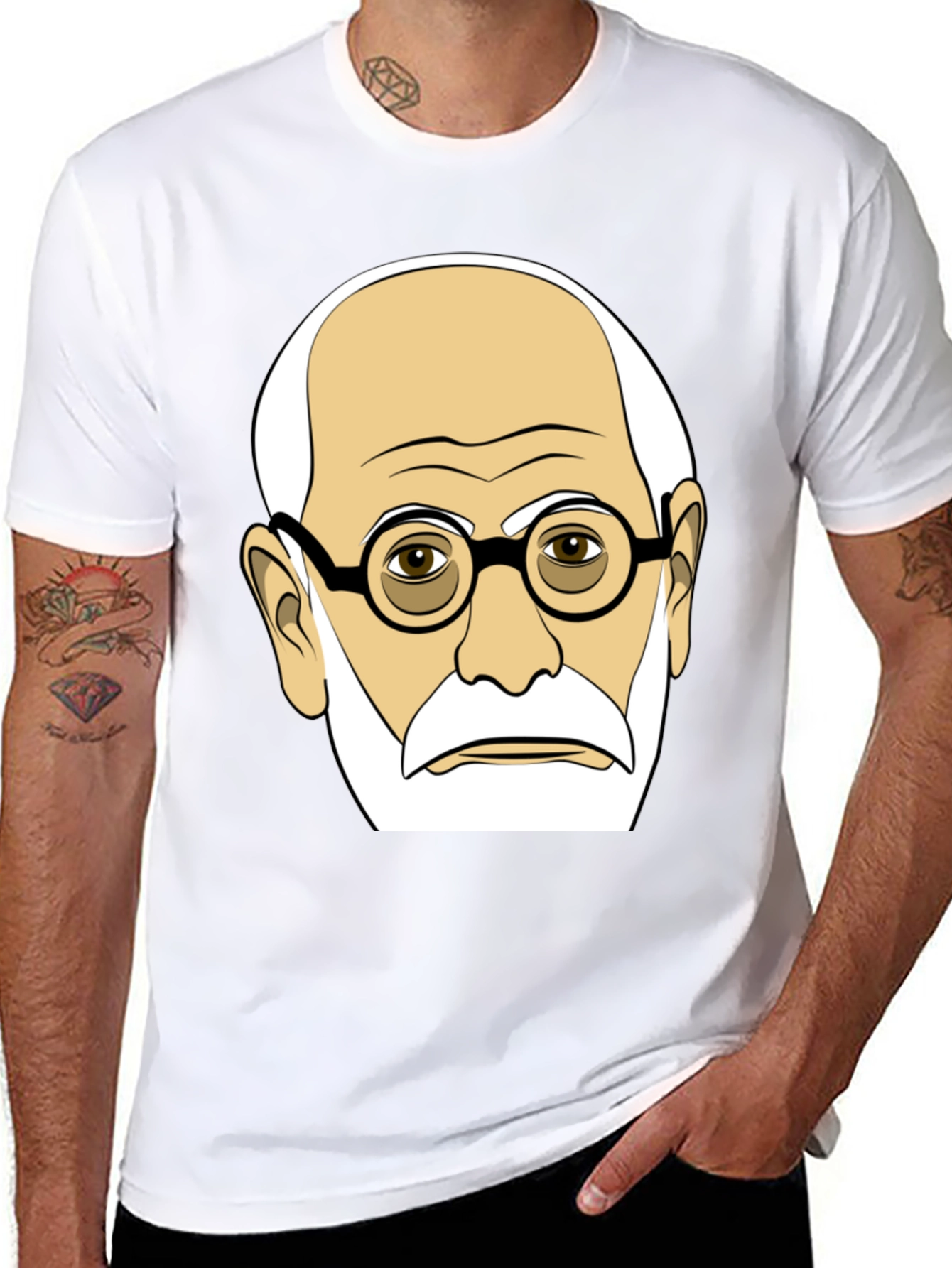 Freud Graphic Tee - Psychology Humor T-Shirt