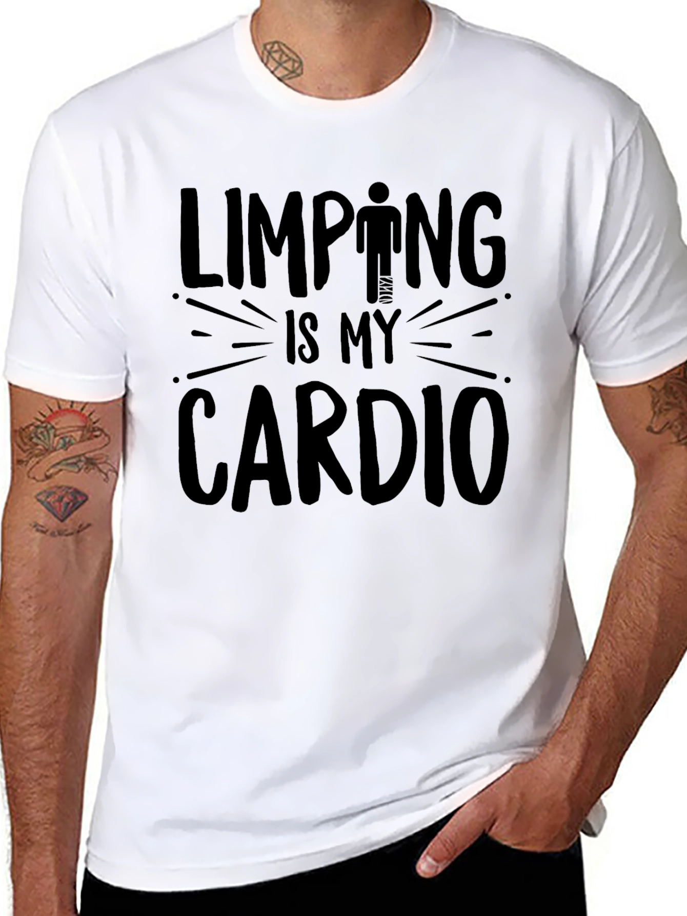 Limping is My Cardio Graphic T-Shirt
