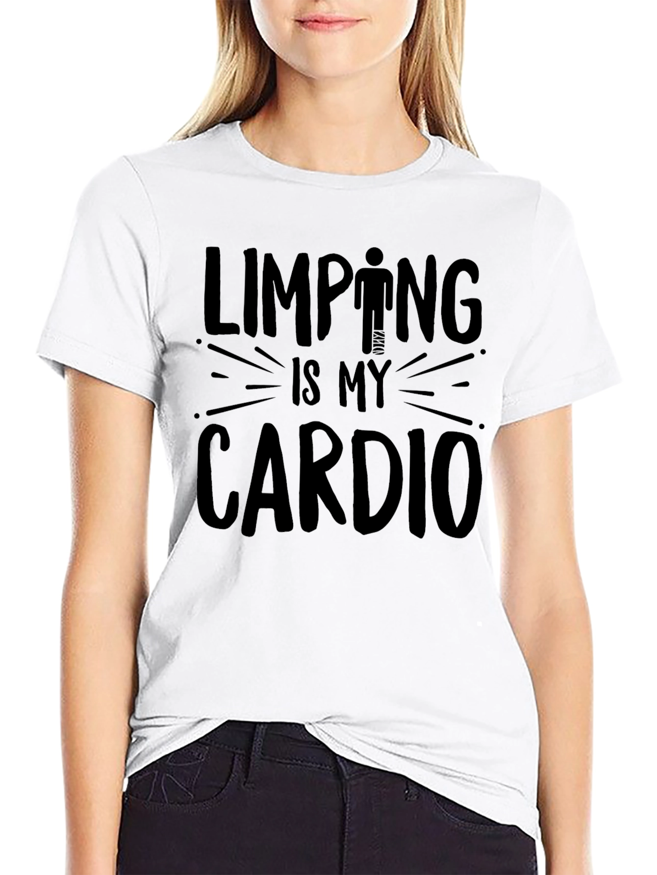Limping is My Cardio Graphic T-Shirt