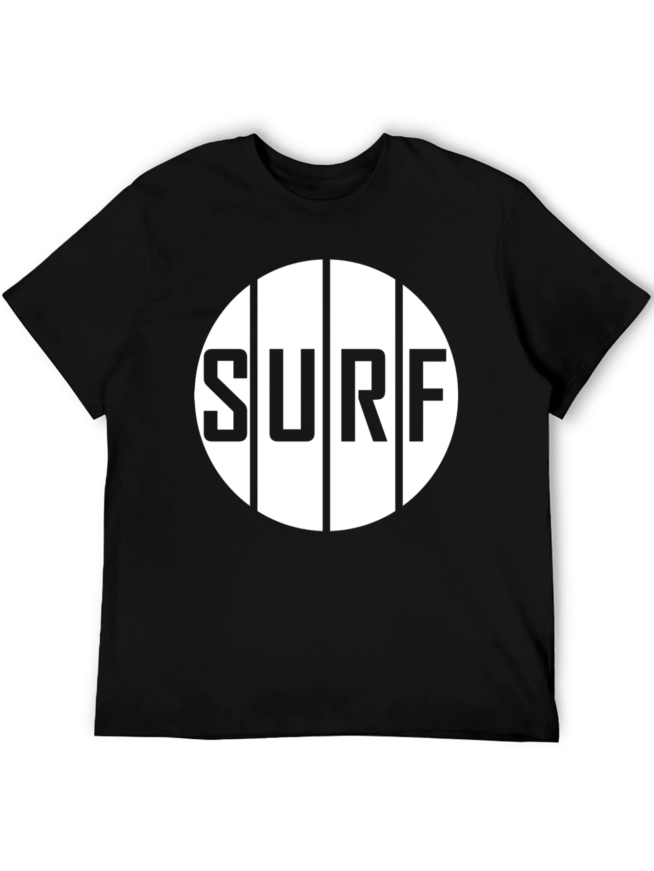 Surf Graphic Tee - Black Casual Shirt