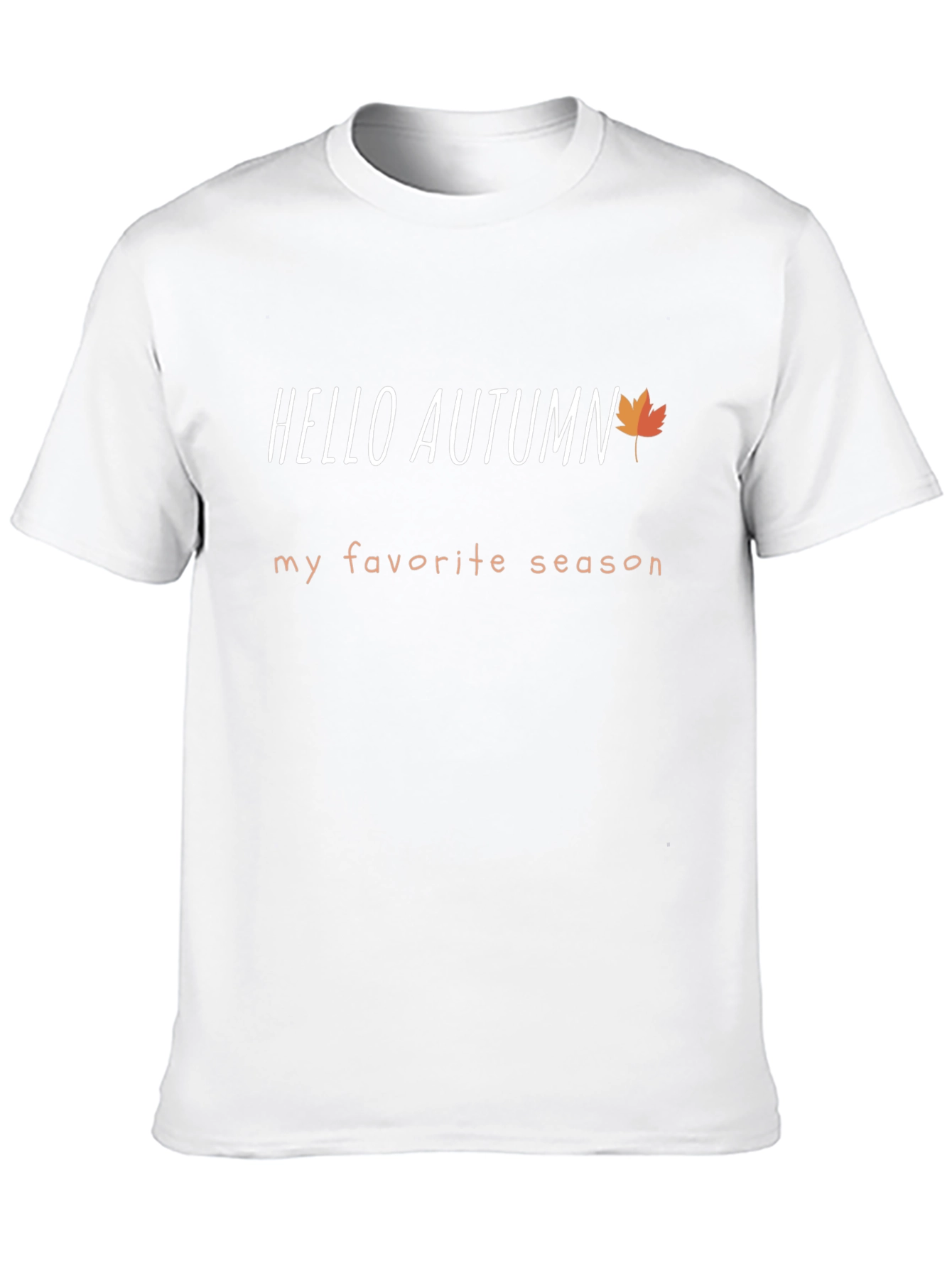 Hello Autumn Black T-Shirt - Fall Fashion