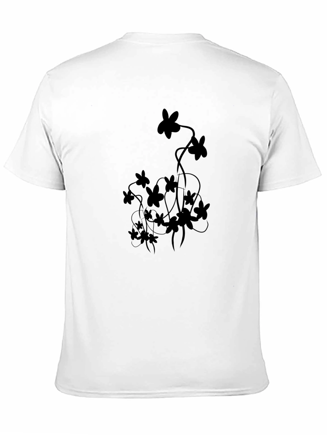Black Floral Graphic Tee
