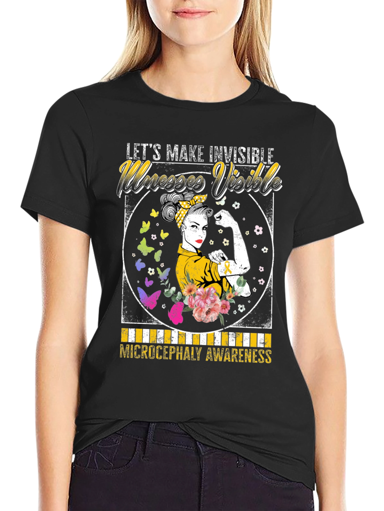 Microcephaly Awareness Graphic T-Shirt