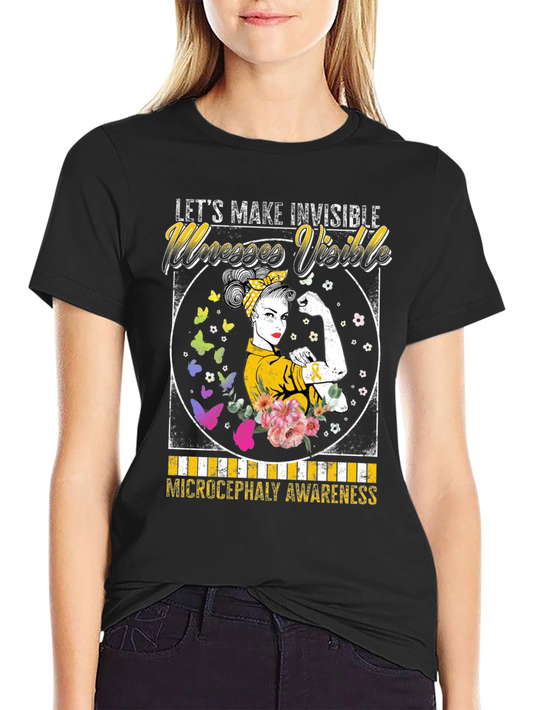 Microcephaly Awareness Graphic T-Shirt