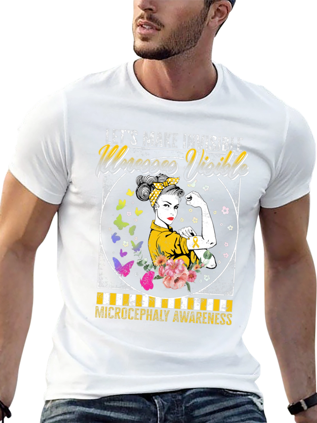 Microcephaly Awareness Graphic T-Shirt
