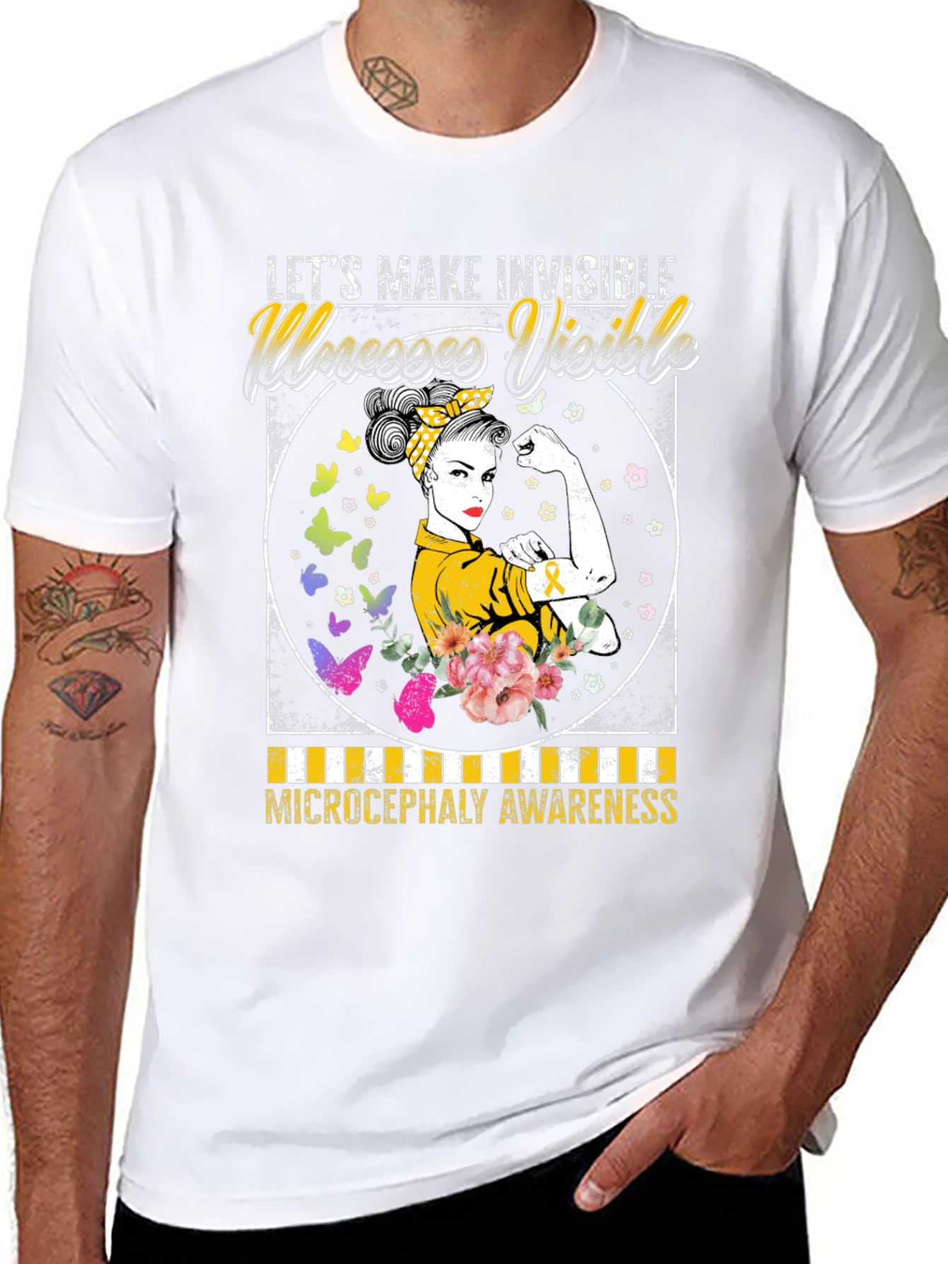 Microcephaly Awareness Graphic T-Shirt