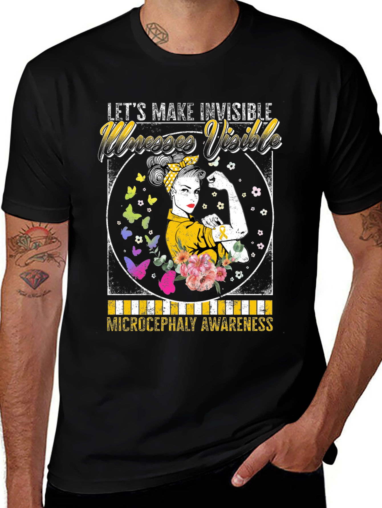 Microcephaly Awareness Graphic T-Shirt