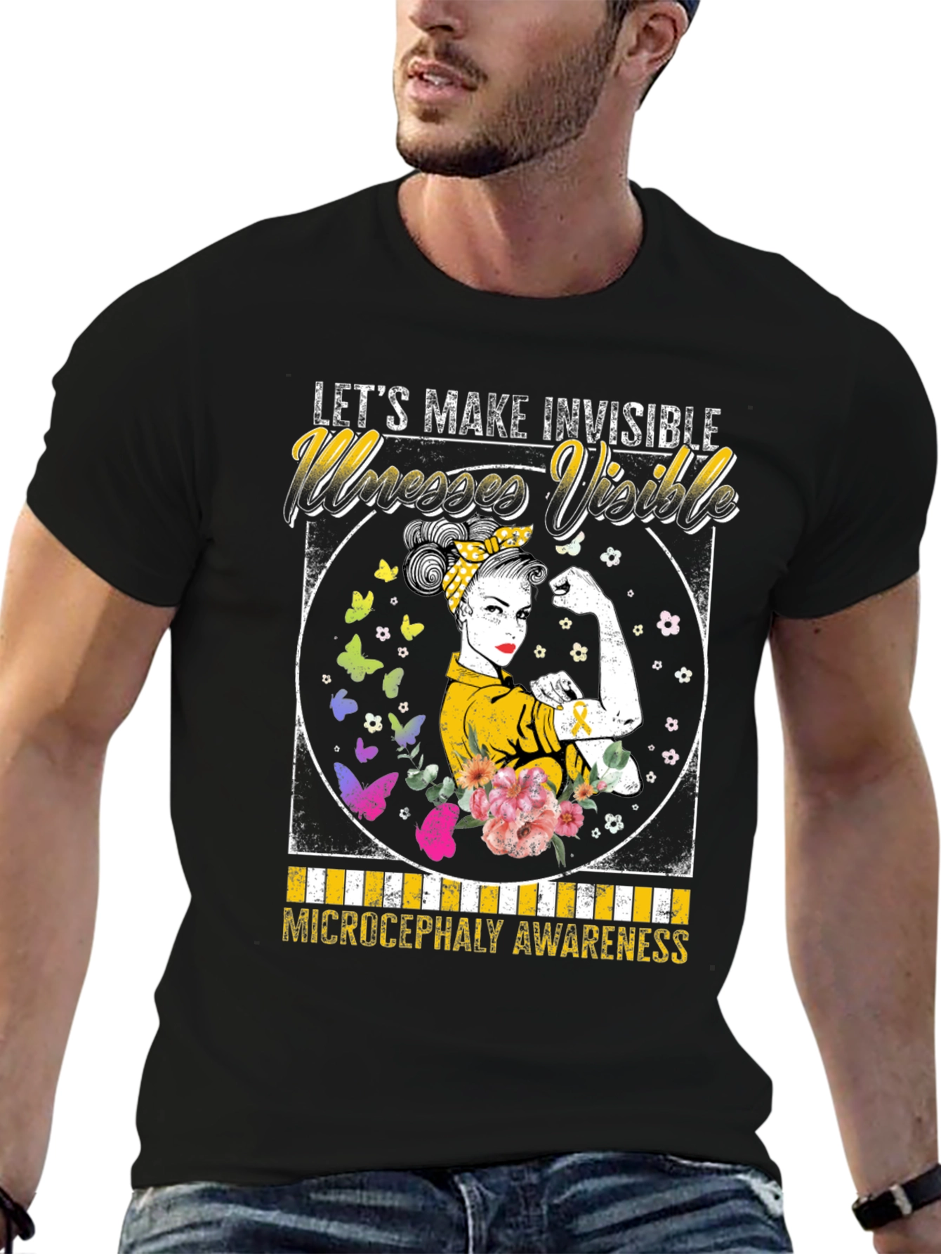 Microcephaly Awareness Graphic T-Shirt
