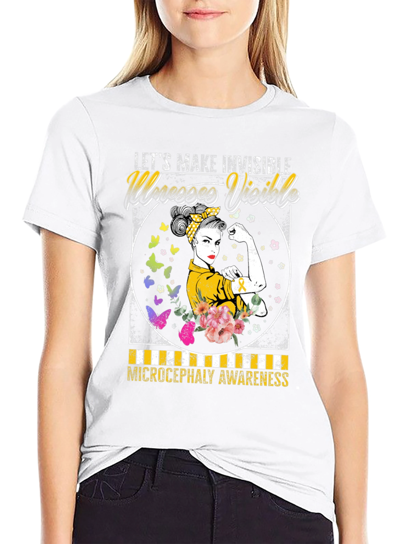 Microcephaly Awareness Graphic T-Shirt