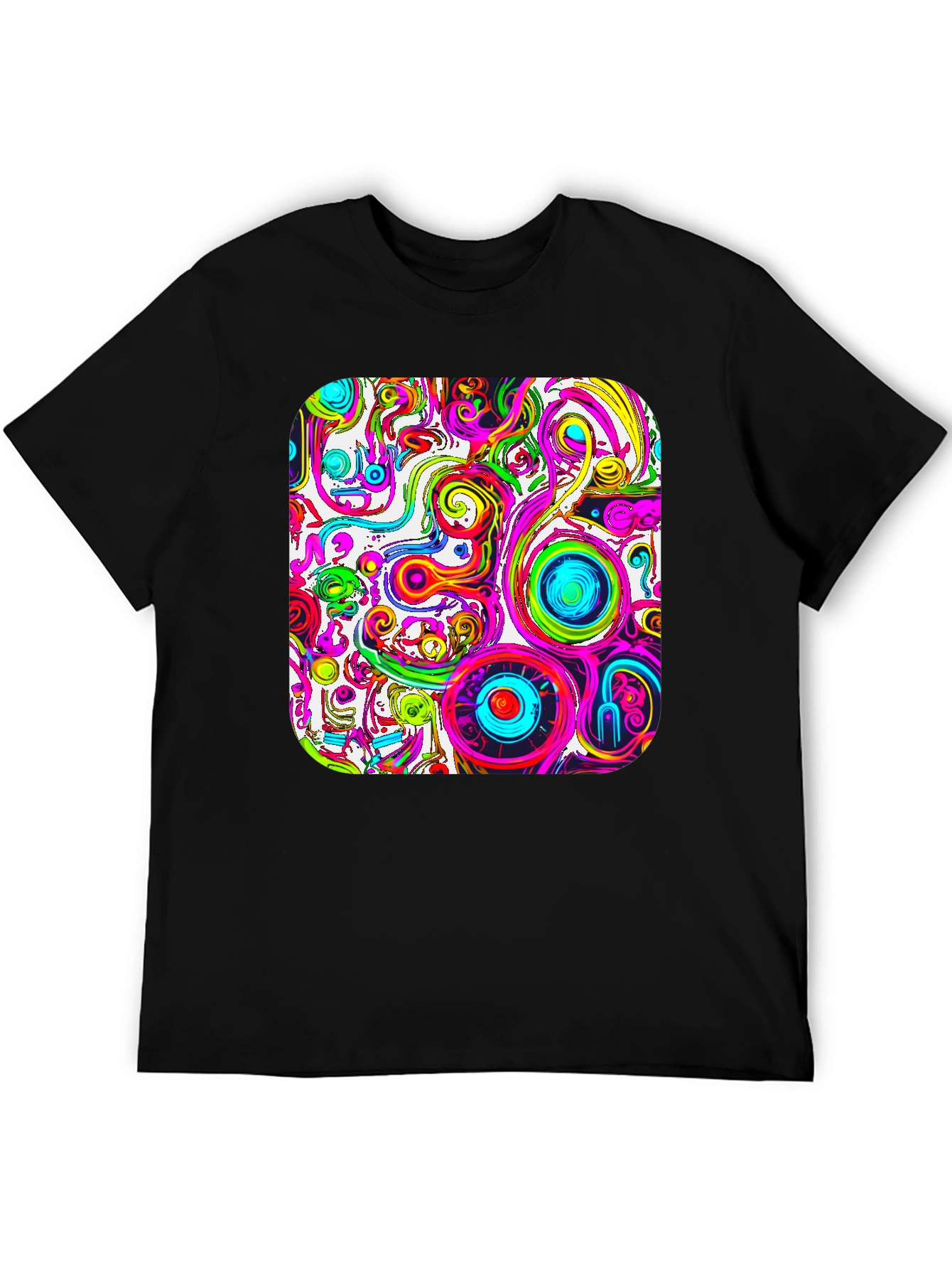 Psychedelic Swirl T-Shirt - Vivid Graphic Tee