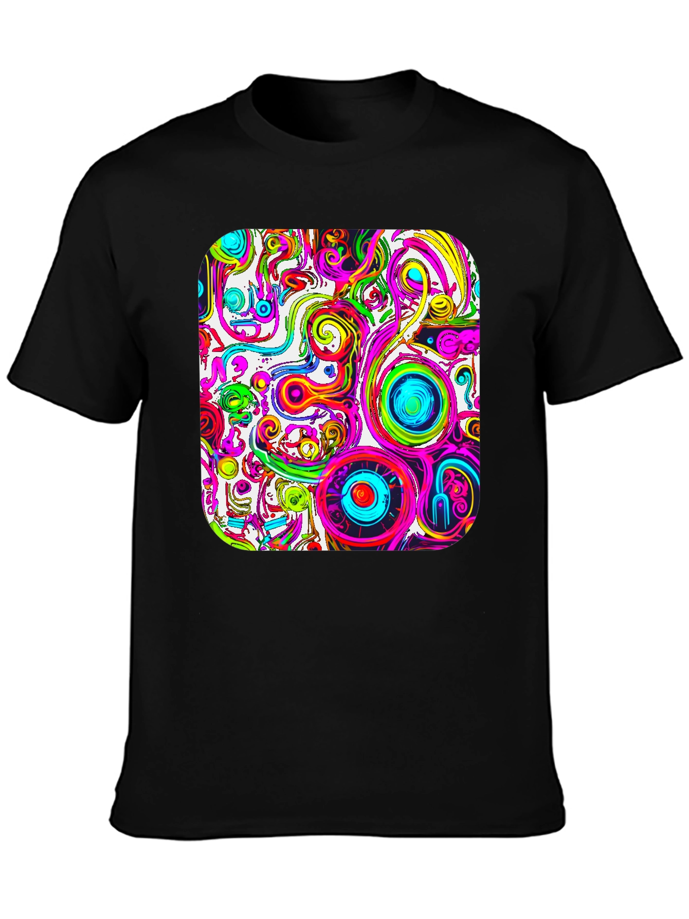 Psychedelic Swirl T-Shirt - Vivid Graphic Tee