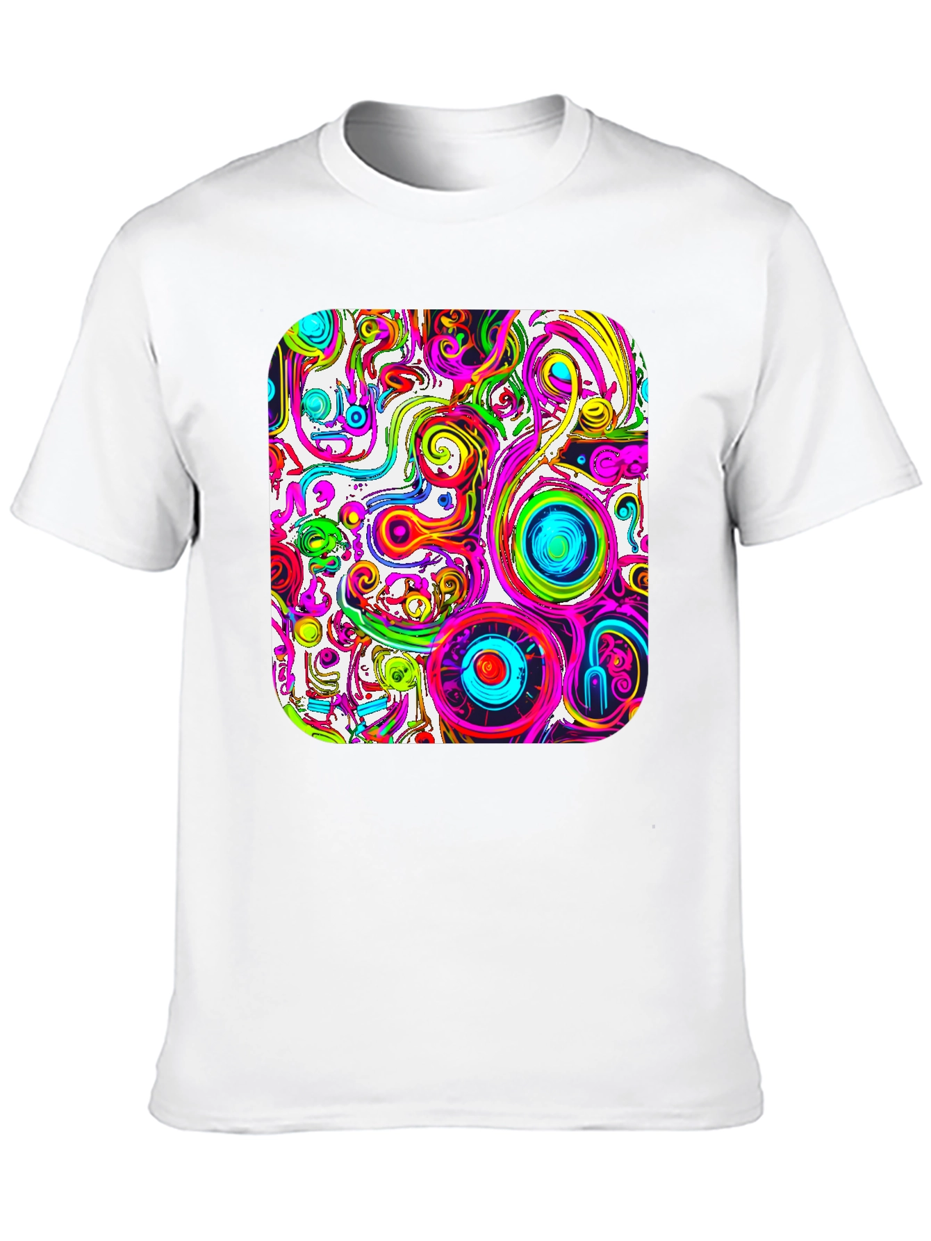 Psychedelic Swirl T-Shirt - Vivid Graphic Tee