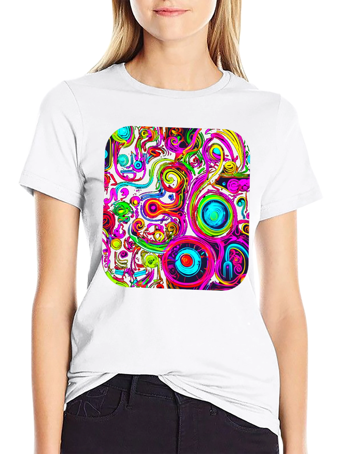 Psychedelic Swirl T-Shirt - Vivid Graphic Tee