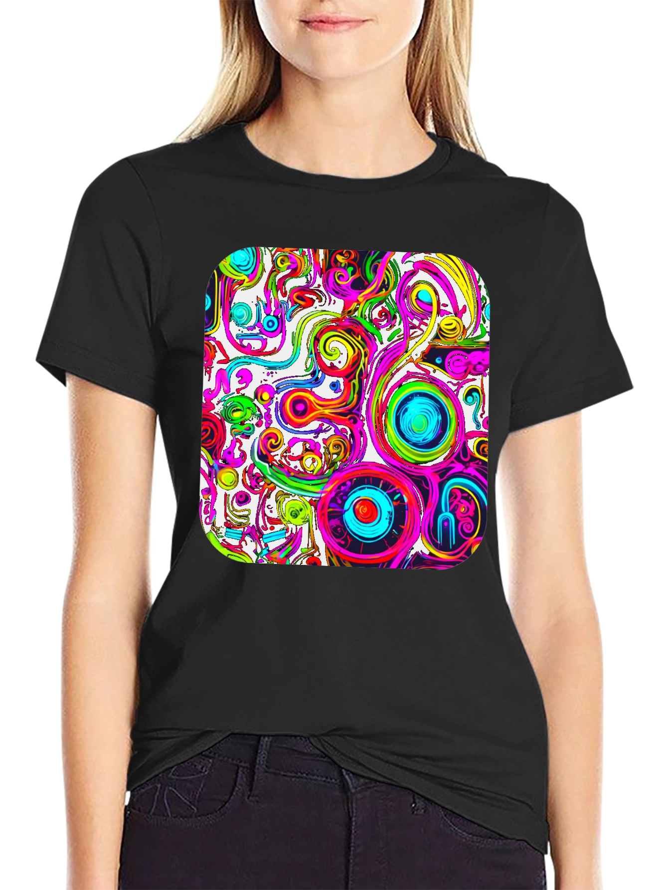Psychedelic Swirl T-Shirt - Vivid Graphic Tee