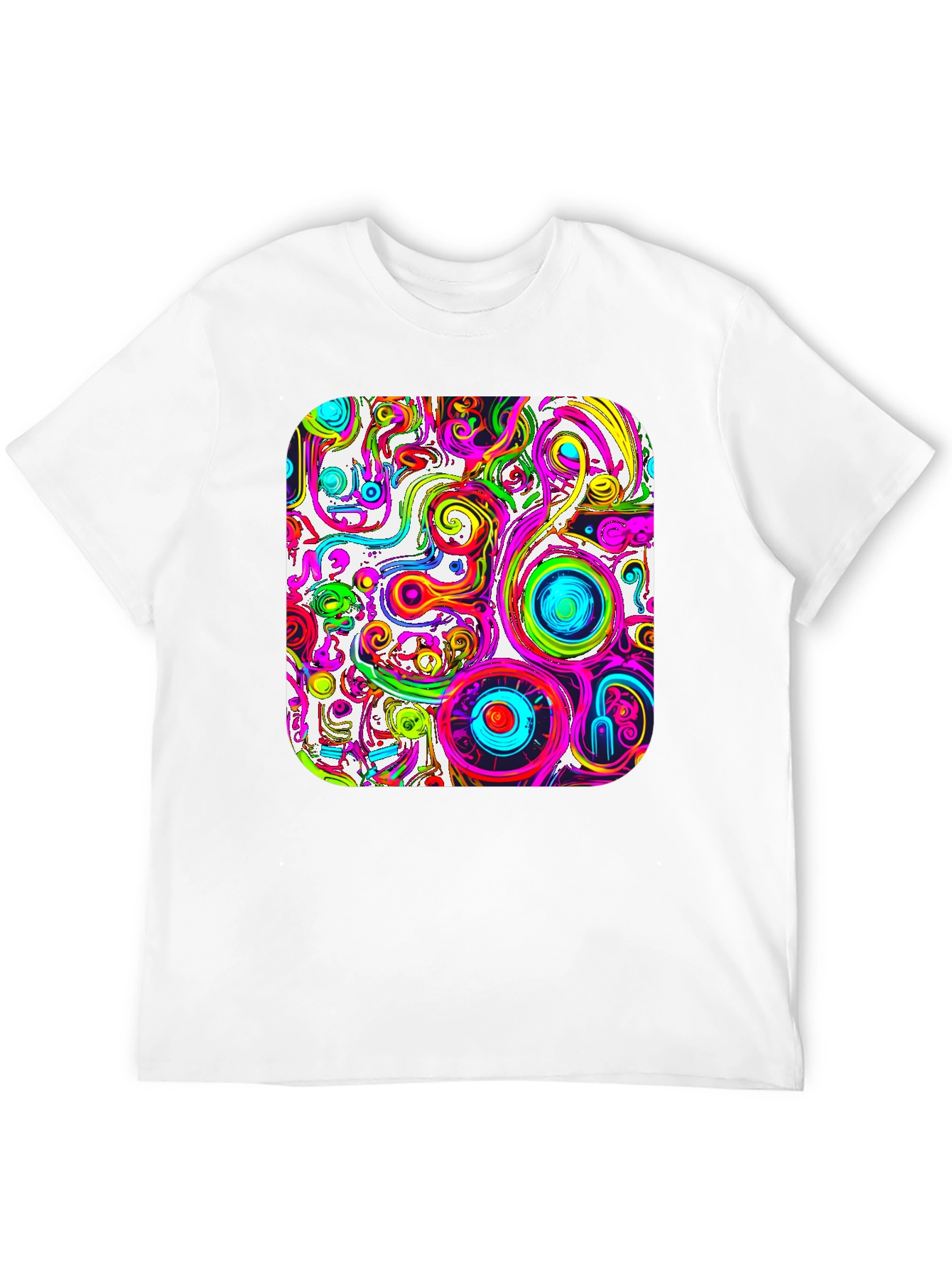 Psychedelic Swirl T-Shirt - Vivid Graphic Tee