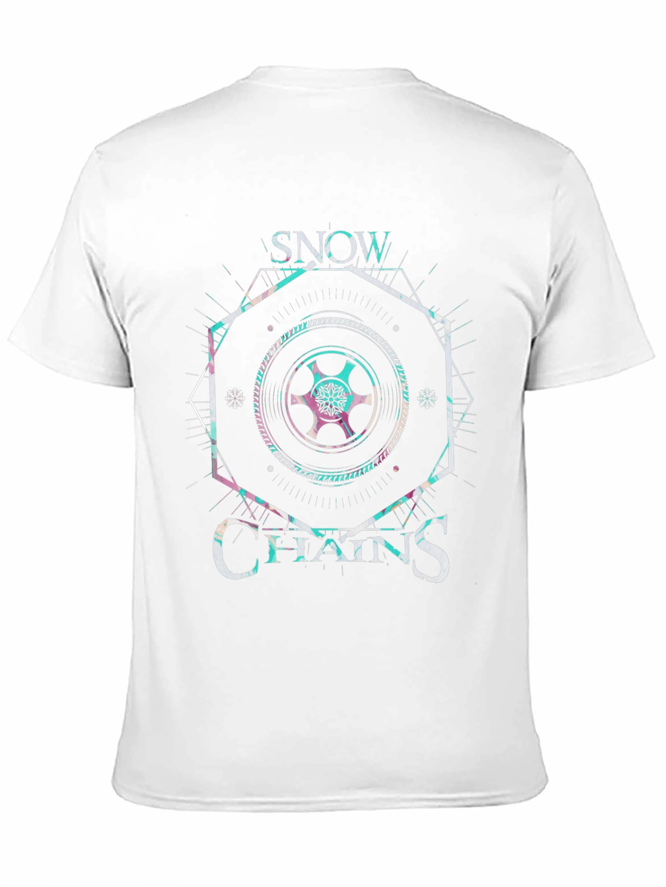 Snow Chains Graphic Tee - Black