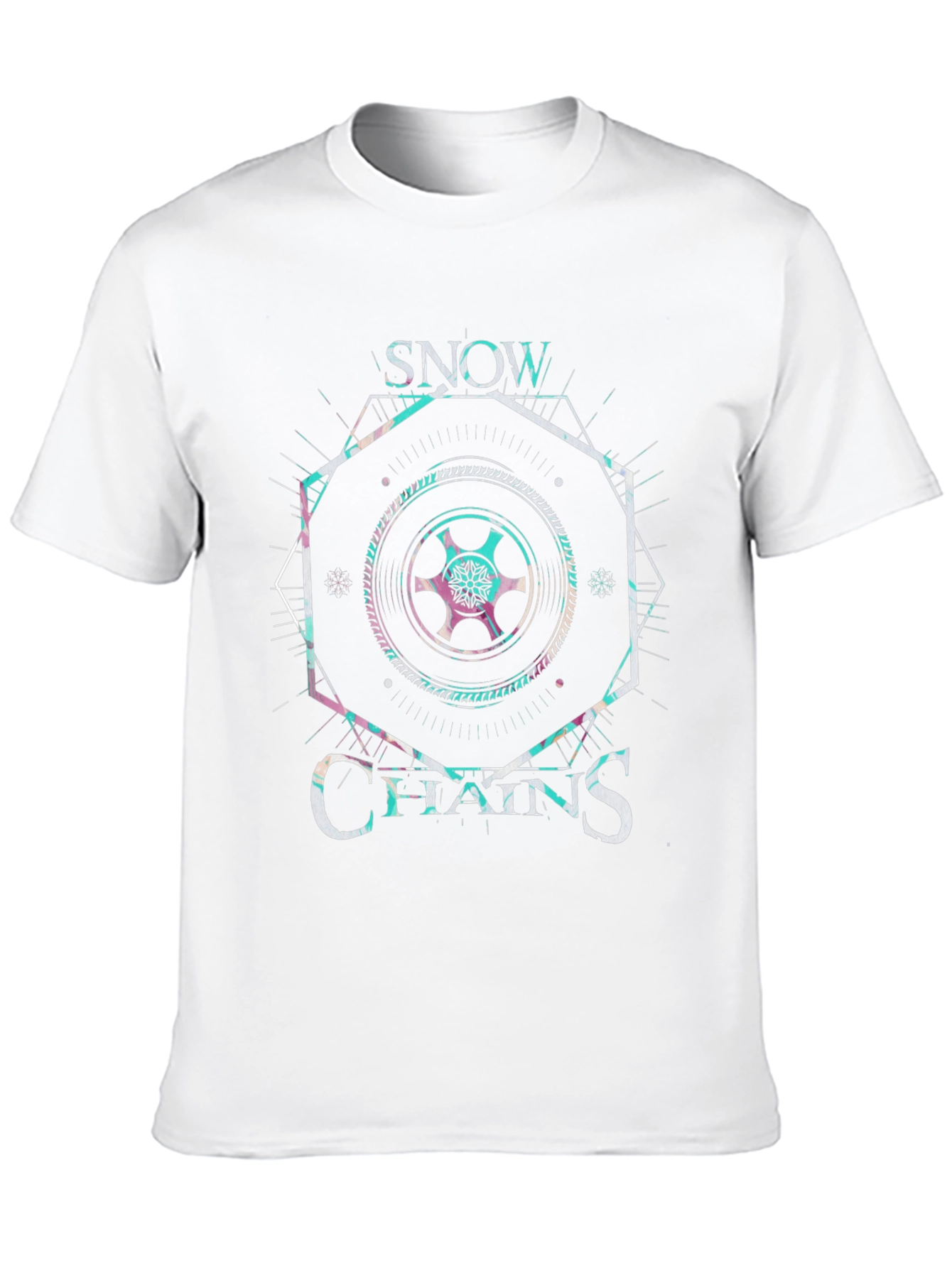 Snow Chains Graphic Tee - Black