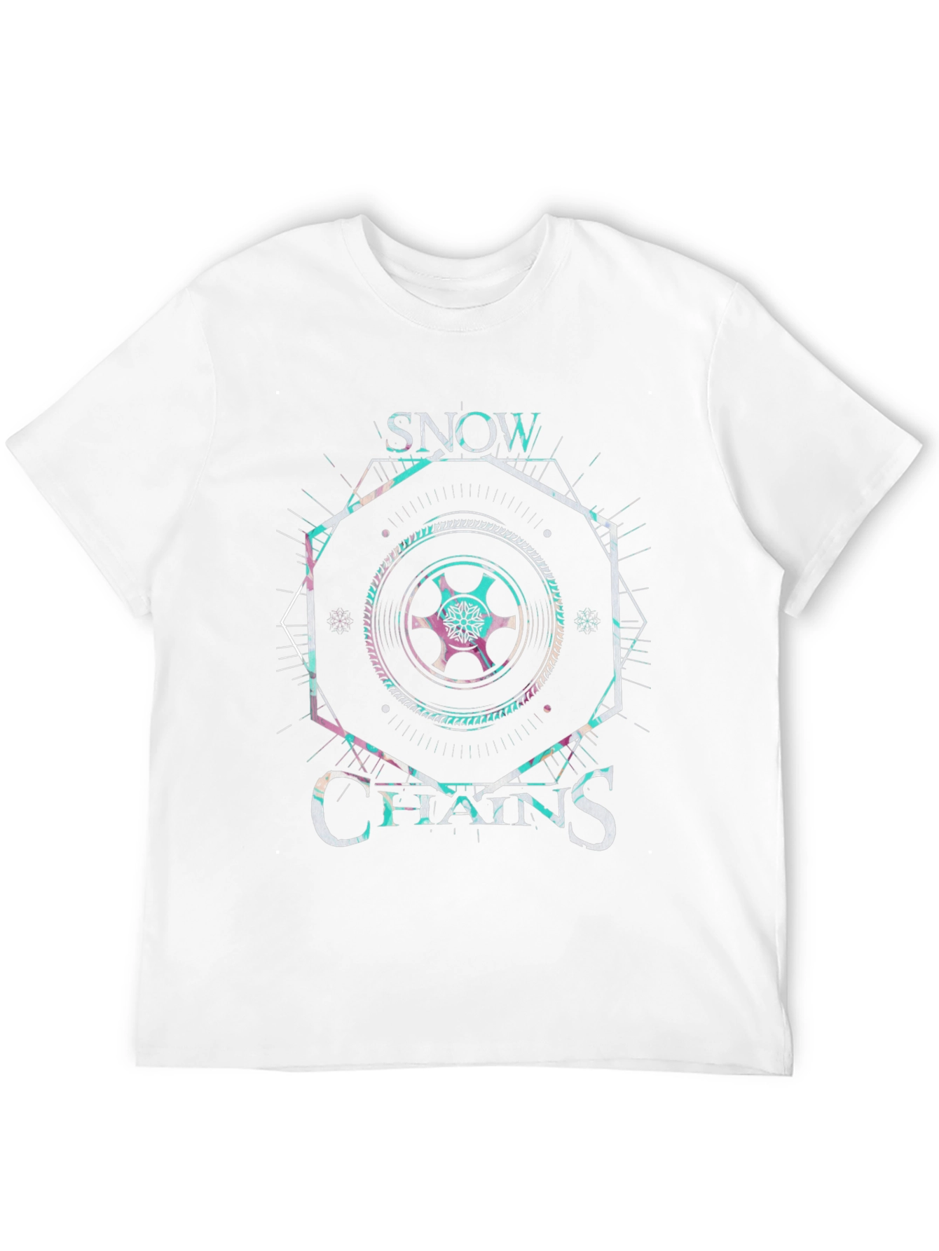 Snow Chains Graphic Tee - Black