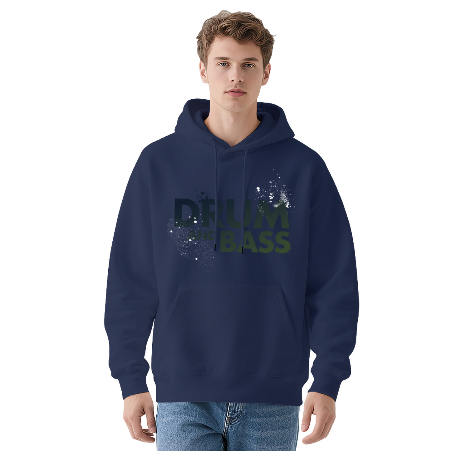 Drum And Bass Music Gray Hoodie, Soft Music Lover Wear