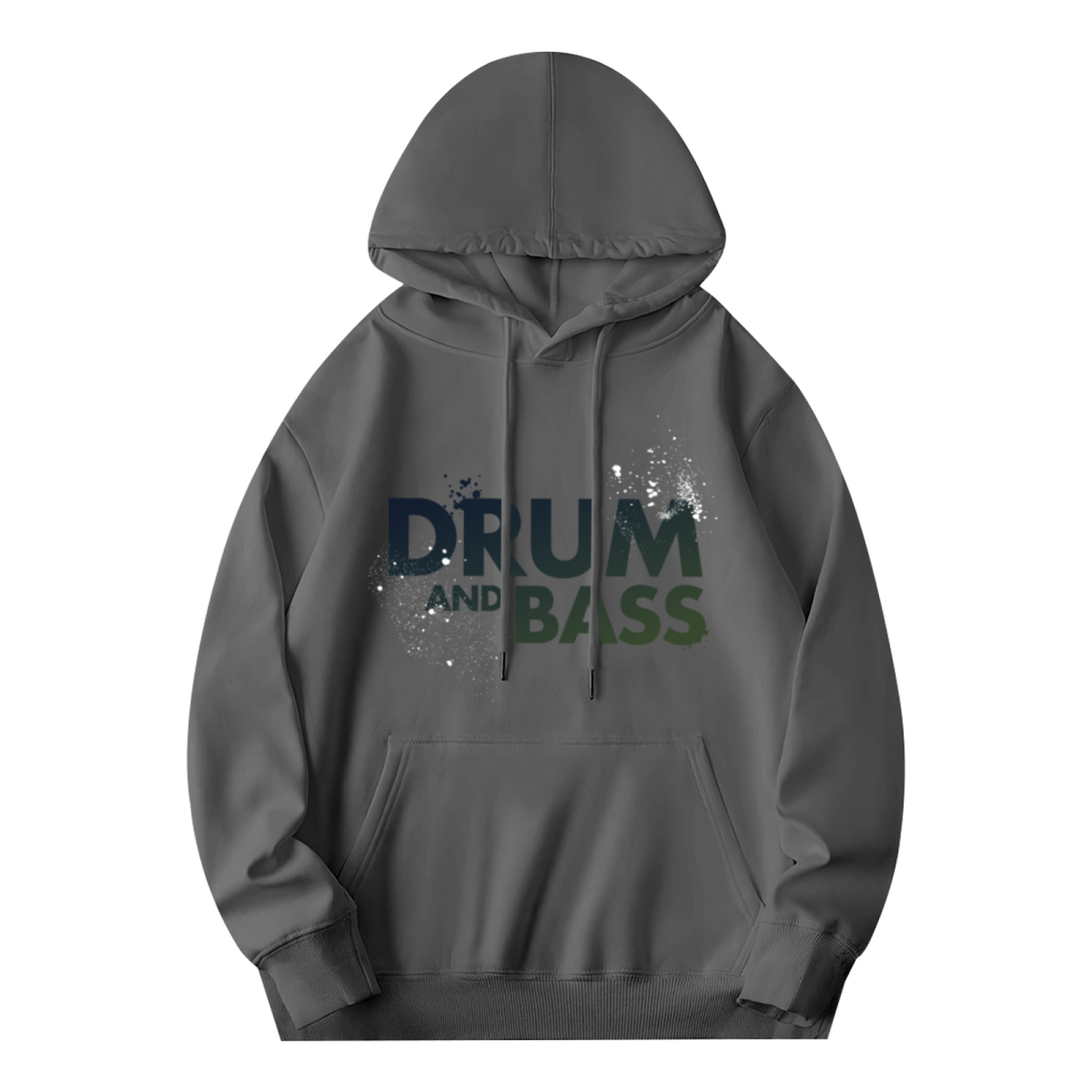 Drum And Bass Music Gray Hoodie, Soft Music Lover Wear