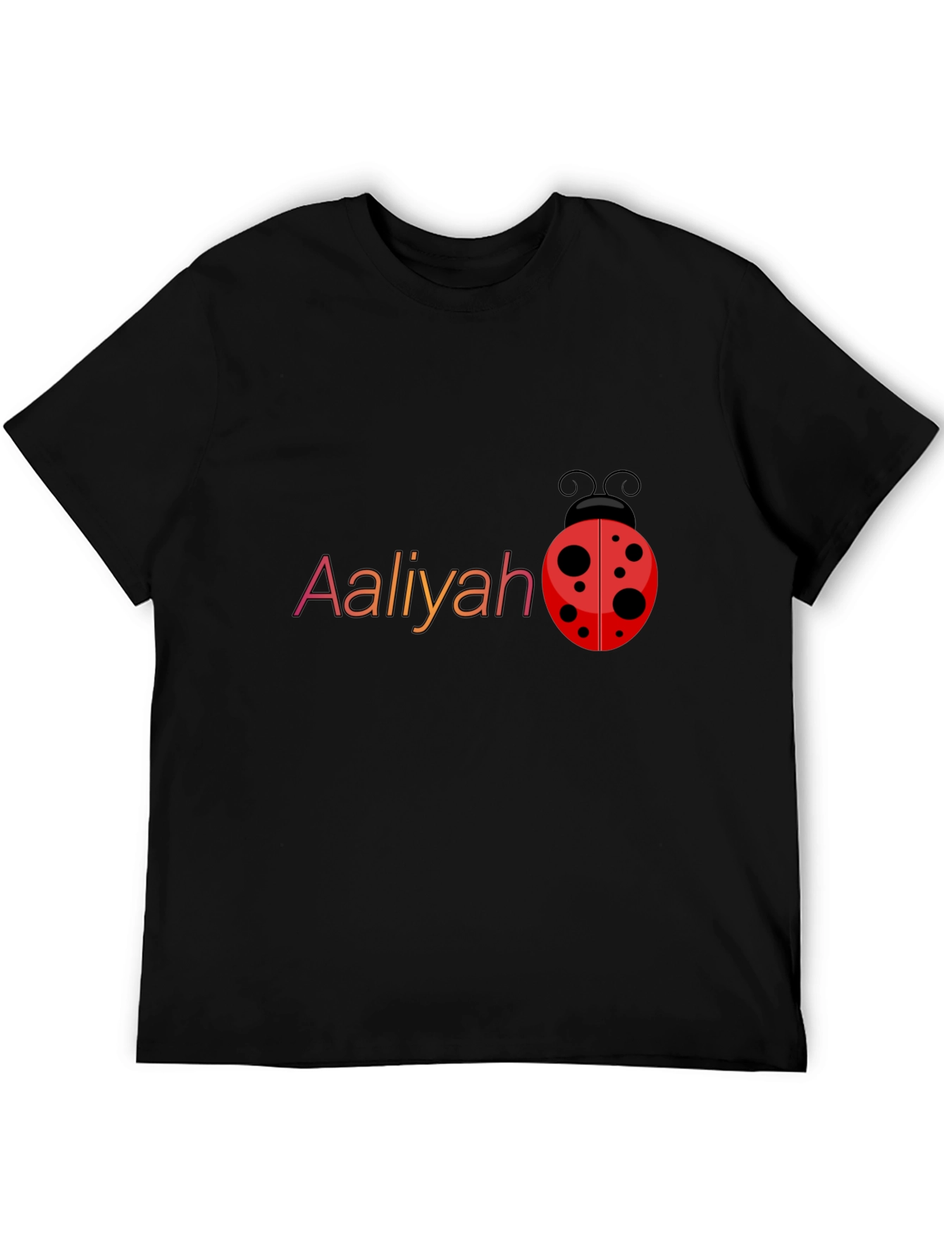 Aaliyah Ladybug Graphic Tee - Trendy & Unique