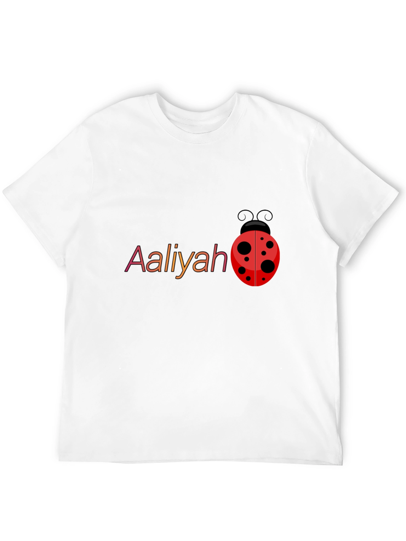 Aaliyah Ladybug Graphic Tee - Trendy & Unique
