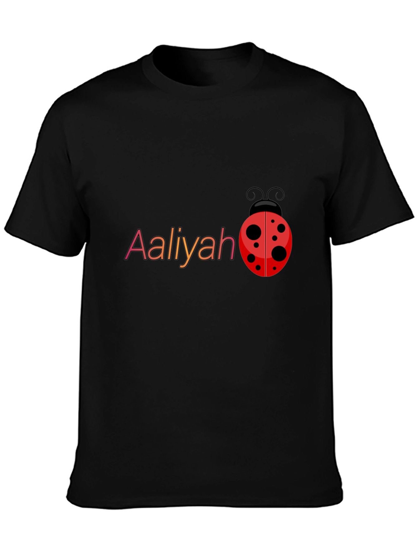 Aaliyah Ladybug Graphic Tee - Trendy & Unique