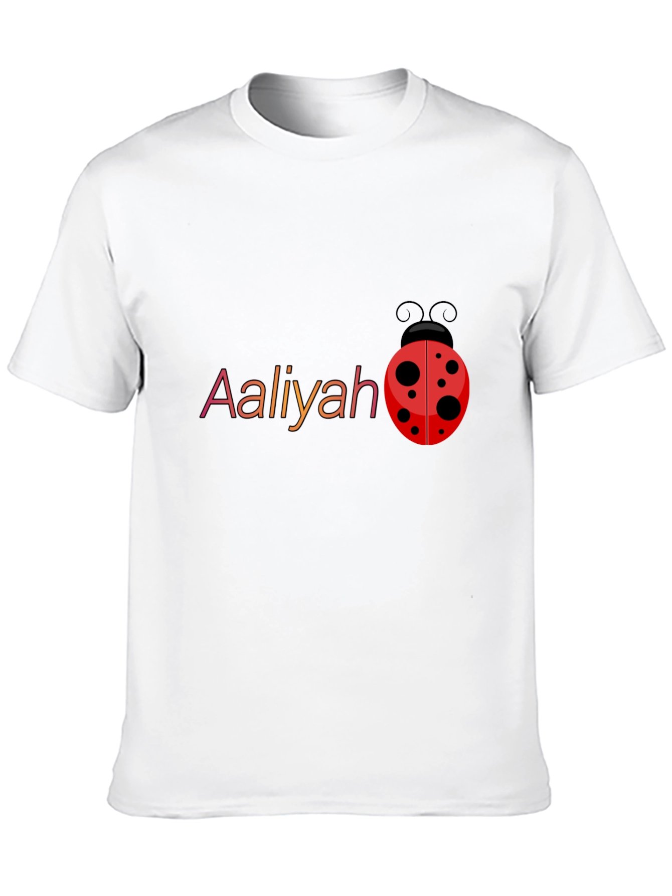 Aaliyah Ladybug Graphic Tee - Trendy & Unique