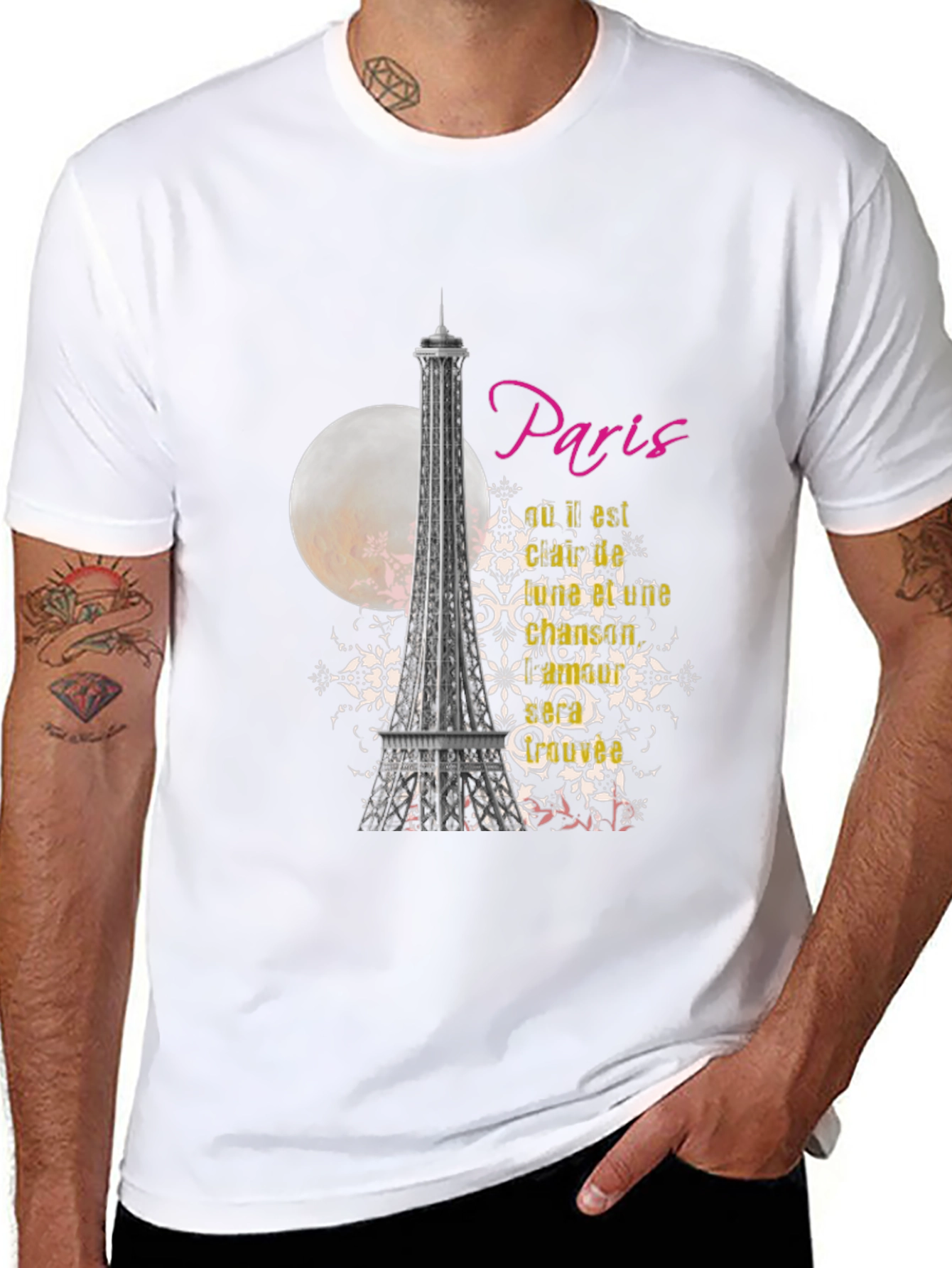 Paris Eiffel Tower Graphic T-Shirt