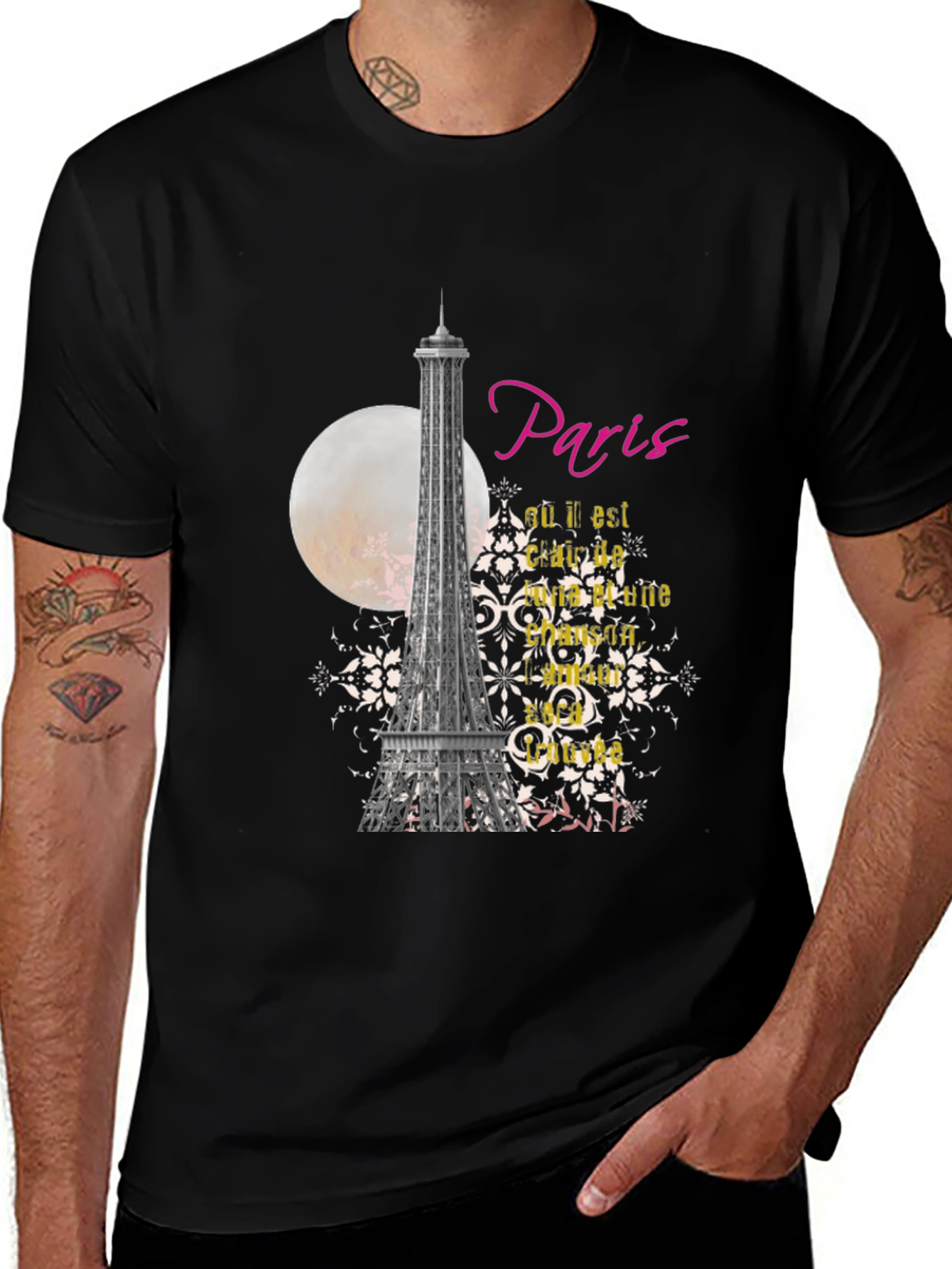 Paris Eiffel Tower Graphic T-Shirt